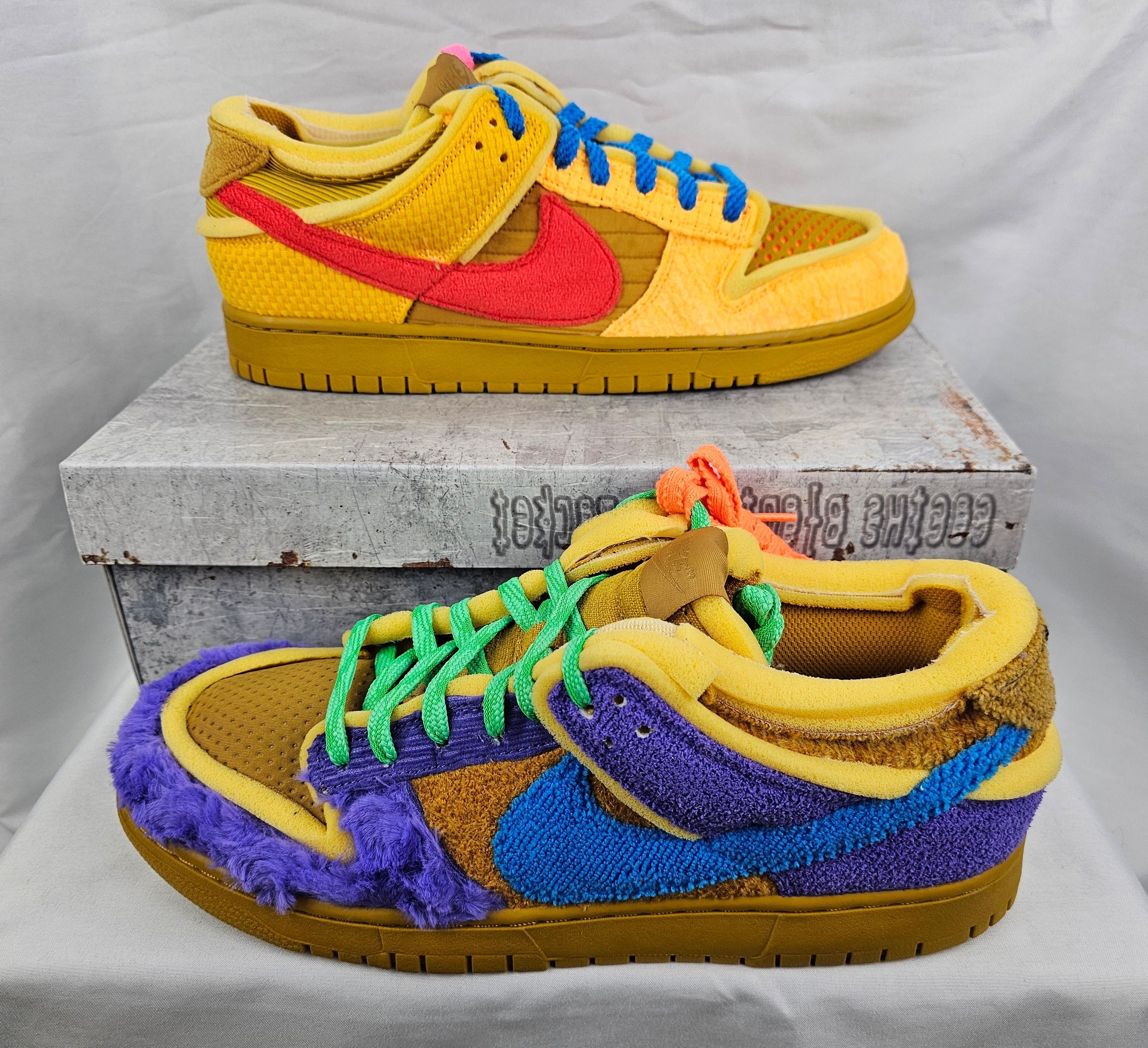 CPFM Nike Dunk Low Swamp Sponge Gold Psychic Purple NEW
