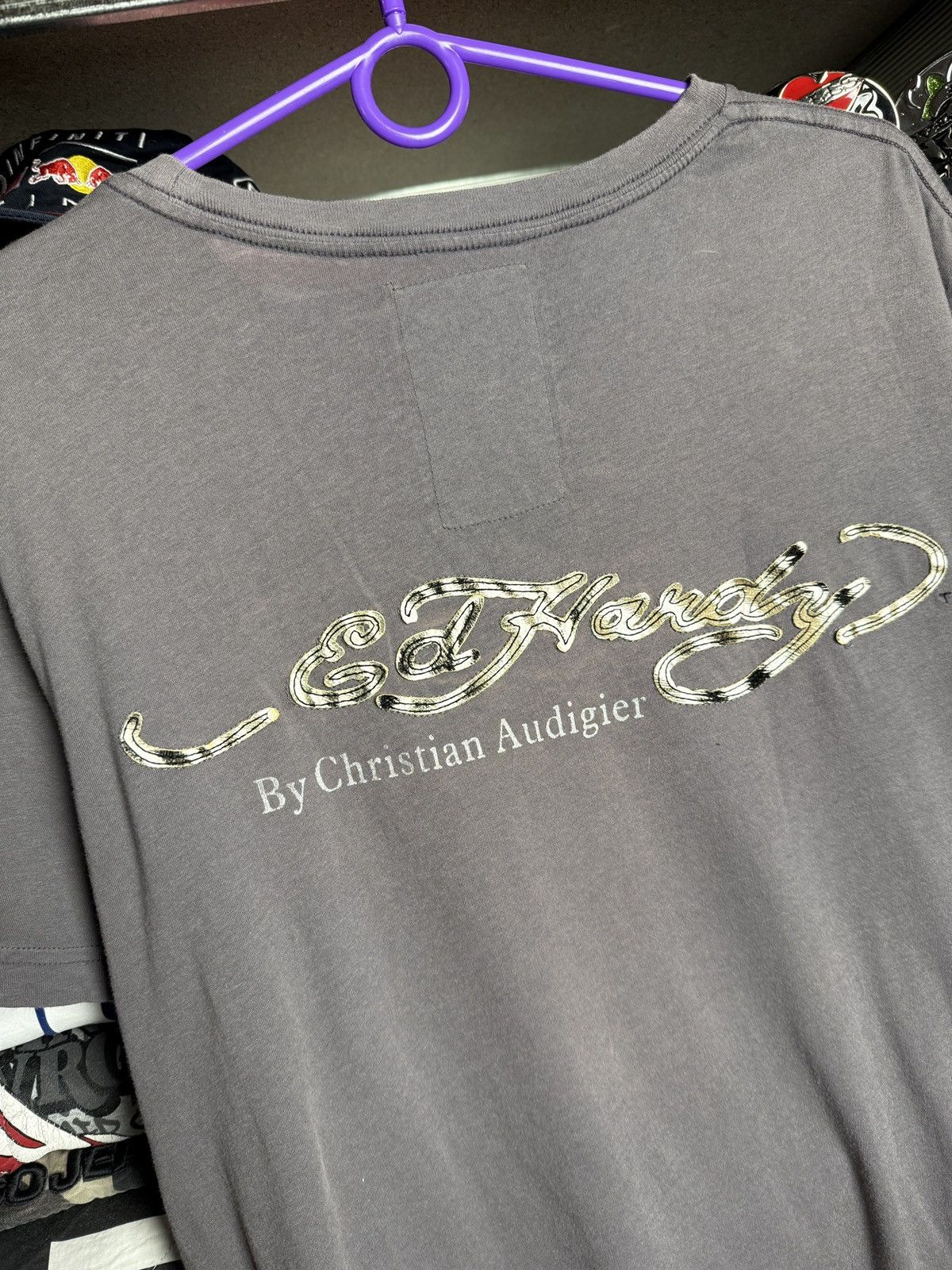 Christian Audigier × Ed Hardy × Vintage Ed Hardy Tiger Love Kills slowly Crazy Y2K graphic tee Size US M / EU 48-50 / 2 - 6 Thumbnail