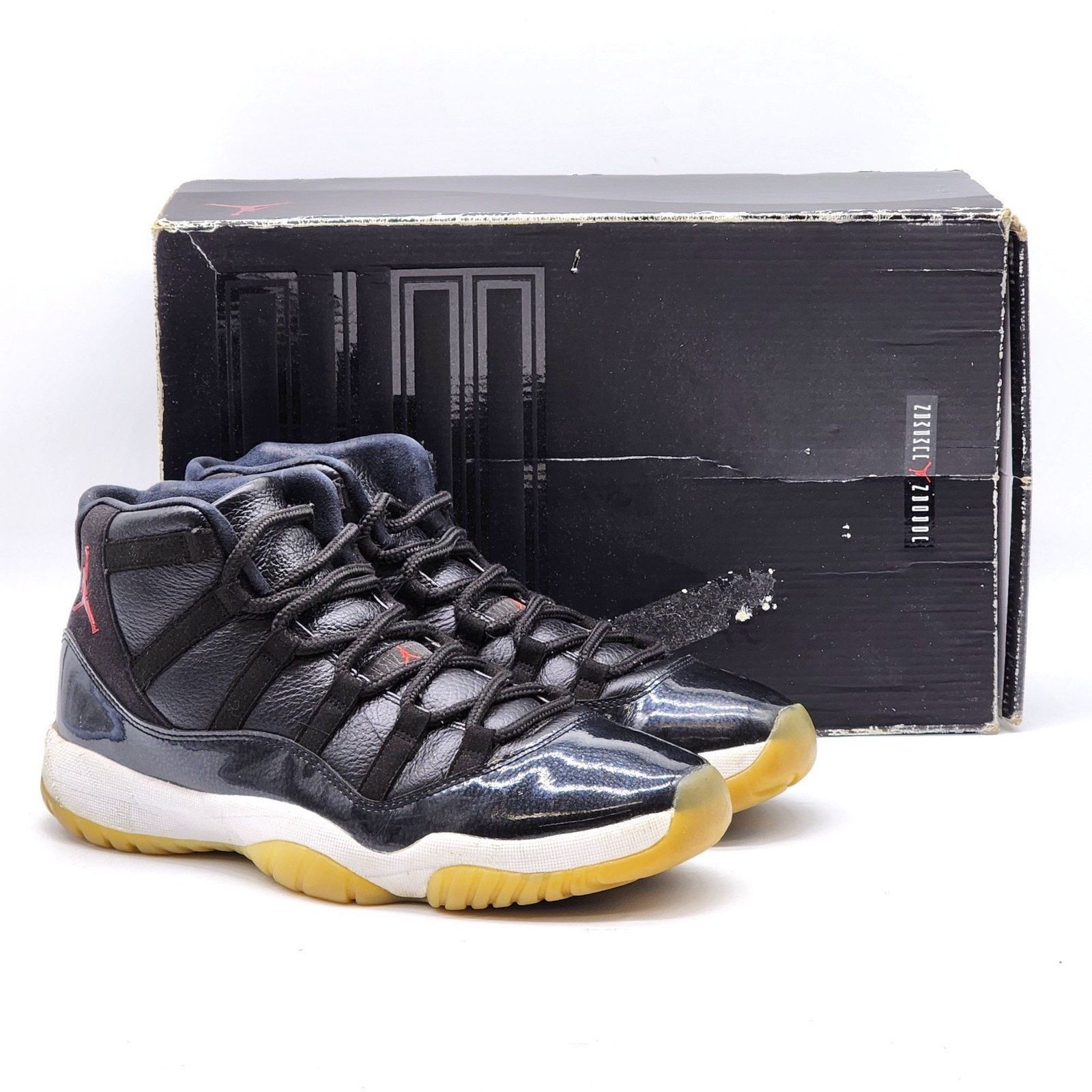 Jordan Brand Retro 11 OG Sneakers 378037-002 2015 Black US 10.5 Size US 10.5 / EU 43-44 - 2 Thumbnail