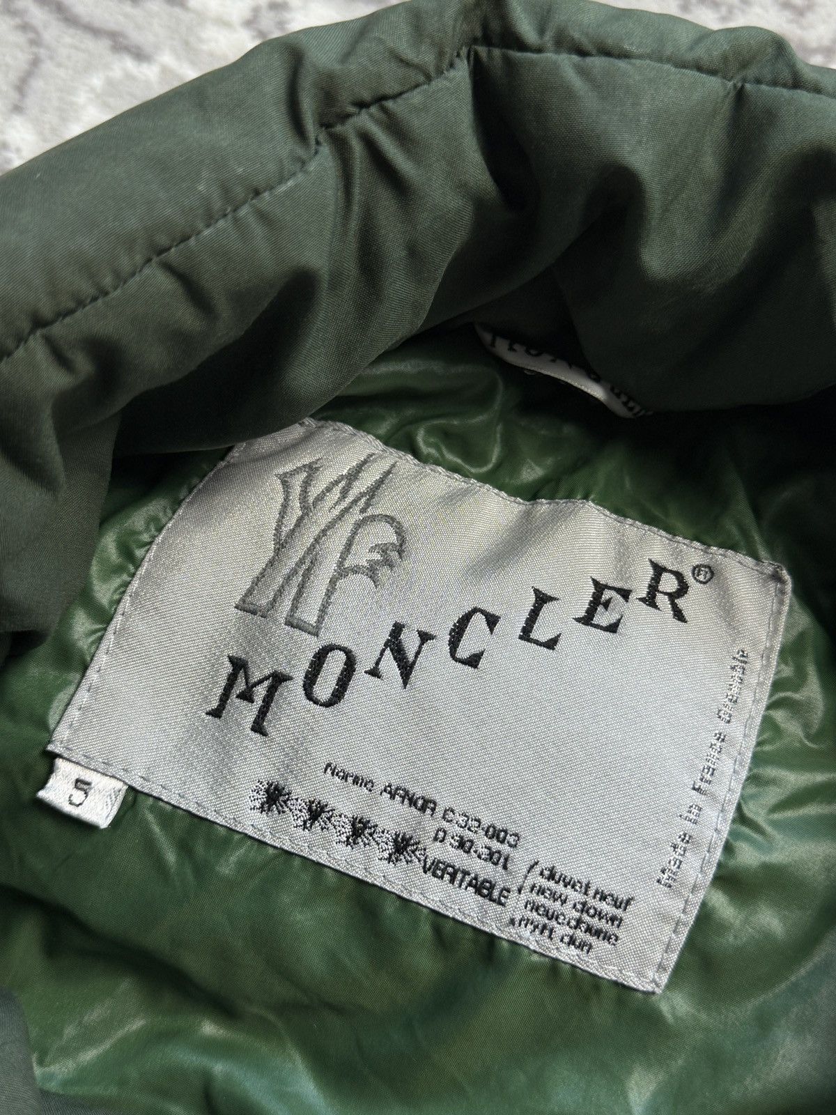 Moncler Vintage 90s Moncler 2in1 puffer down jacket 5 L streetwear Size US L / EU 52-54 / 3 - 6 Thumbnail