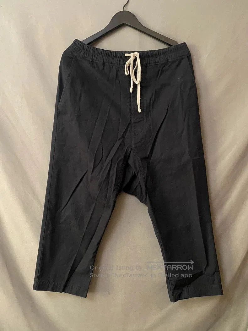 Rick Owens Rick Owens Cropped Black Casual Pants. Size US 32 / EU 48 - 1 Thumbnail