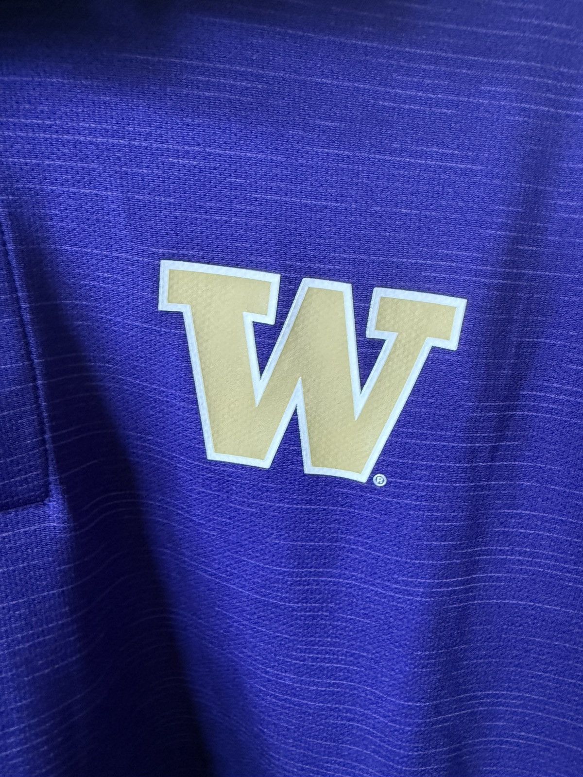 Adidas University of Washington Performance Polo Size US M / EU 48-50 / 2 - 4 Thumbnail