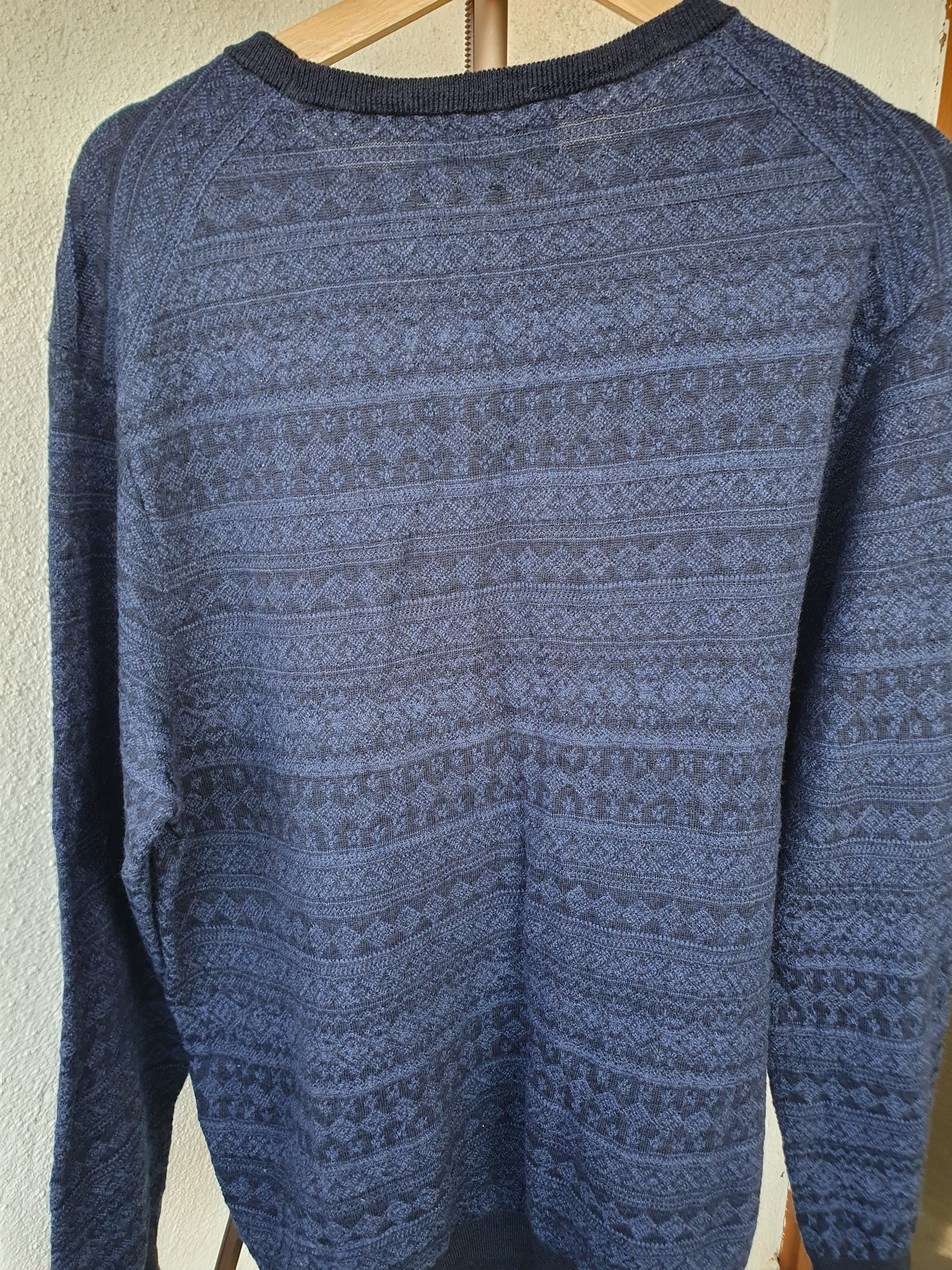 Polo Ralph Lauren Polo Ralph Lauren Fair Isle Blue Merino Wool Sweater XXL Size US XXL / EU 58 / 5 - 13 Thumbnail