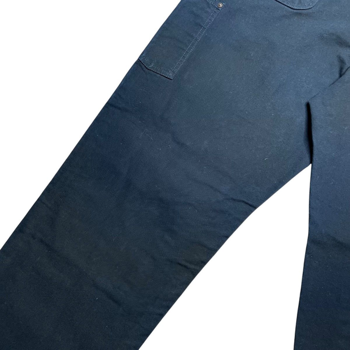 Carhartt × Vintage 2000s Carhartt Black Double Knee Carpenter Dungaree Pants Size US 34 / EU 50 - 11 Thumbnail