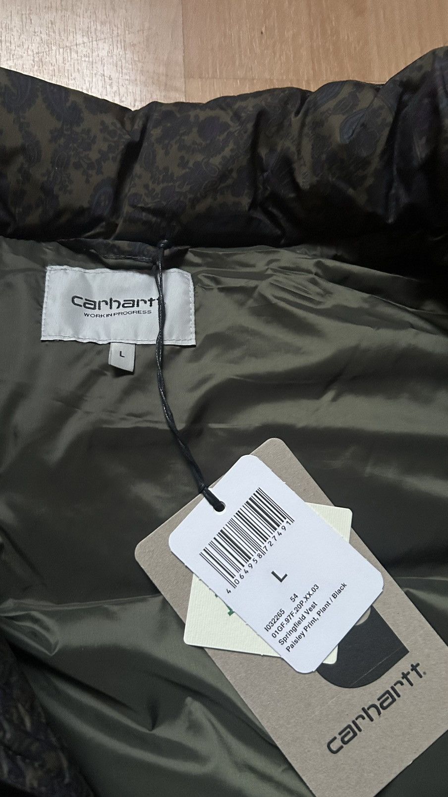 Carhartt Carhatt Vest Springfield Size US L / EU 52-54 / 3 - 4 Thumbnail