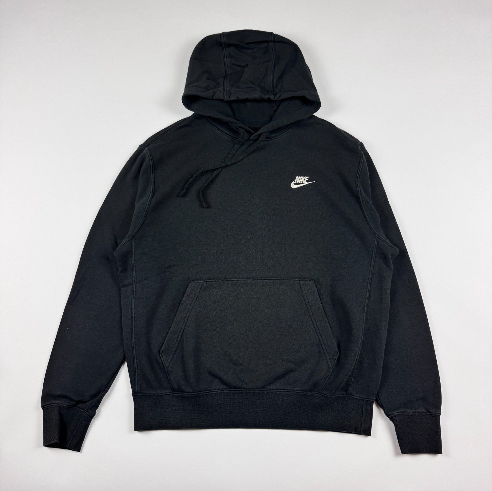 Nike Nike Hoodie M Black Pullover Swoosh Sweatshirt Size US M / EU 48-50 / 2 - 1 Thumbnail