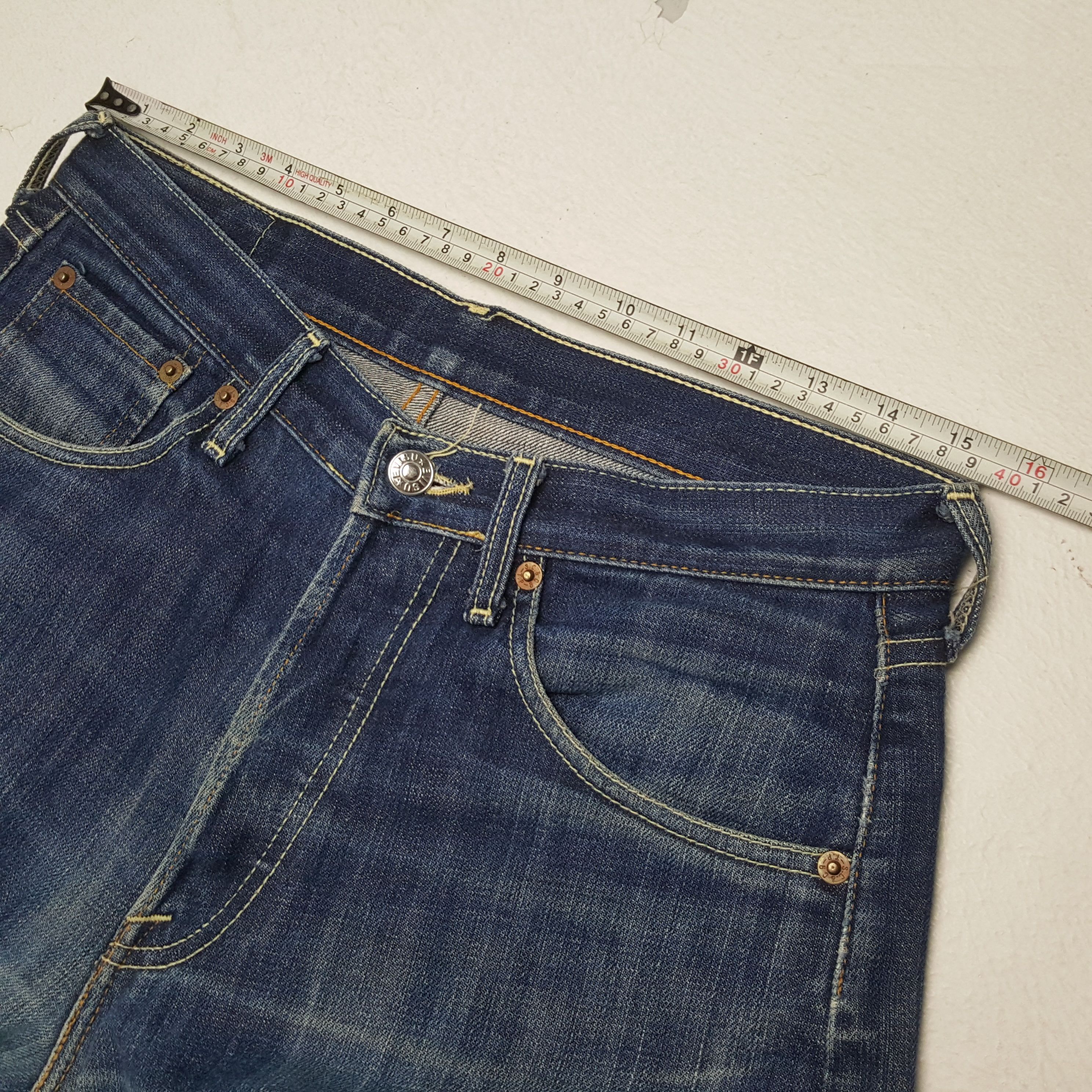 Evisu × Japanese Brand × Vintage Vintage EVISU Japanese Brand Daicock Custom Style Jeans Size US 31 - 7 Thumbnail