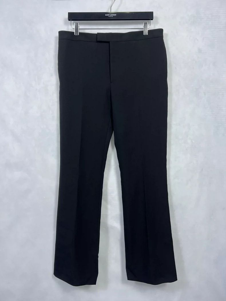 Saint Laurent Paris Saint Laurent size US 52 16 FW wool svelte trousers 2504-N Size US 36 / EU 52 - 1 Thumbnail