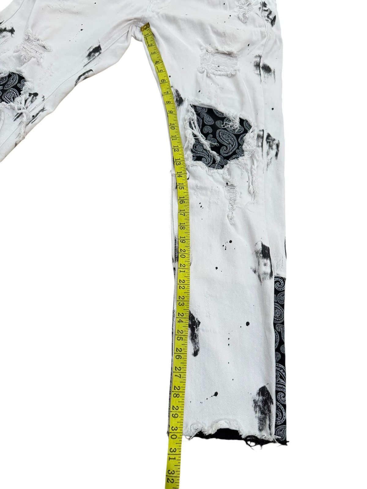 Japanese Brand × Kapital Japanese Brand Novamen Distressed Bandana Destroyed Jeans Size US 34 / EU 50 - 5 Thumbnail