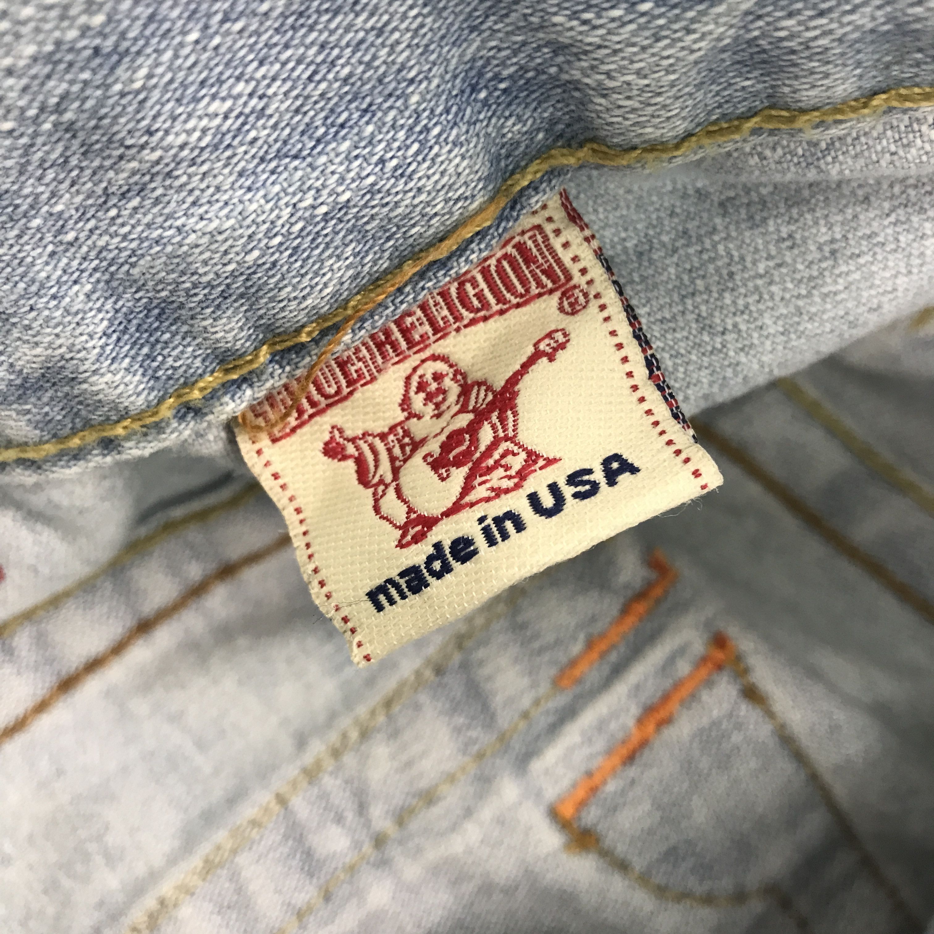 Japanese Brand × Vintage Vintage Flare True Religon Distressed Denim Size US 30 / EU 46 - 13 Thumbnail