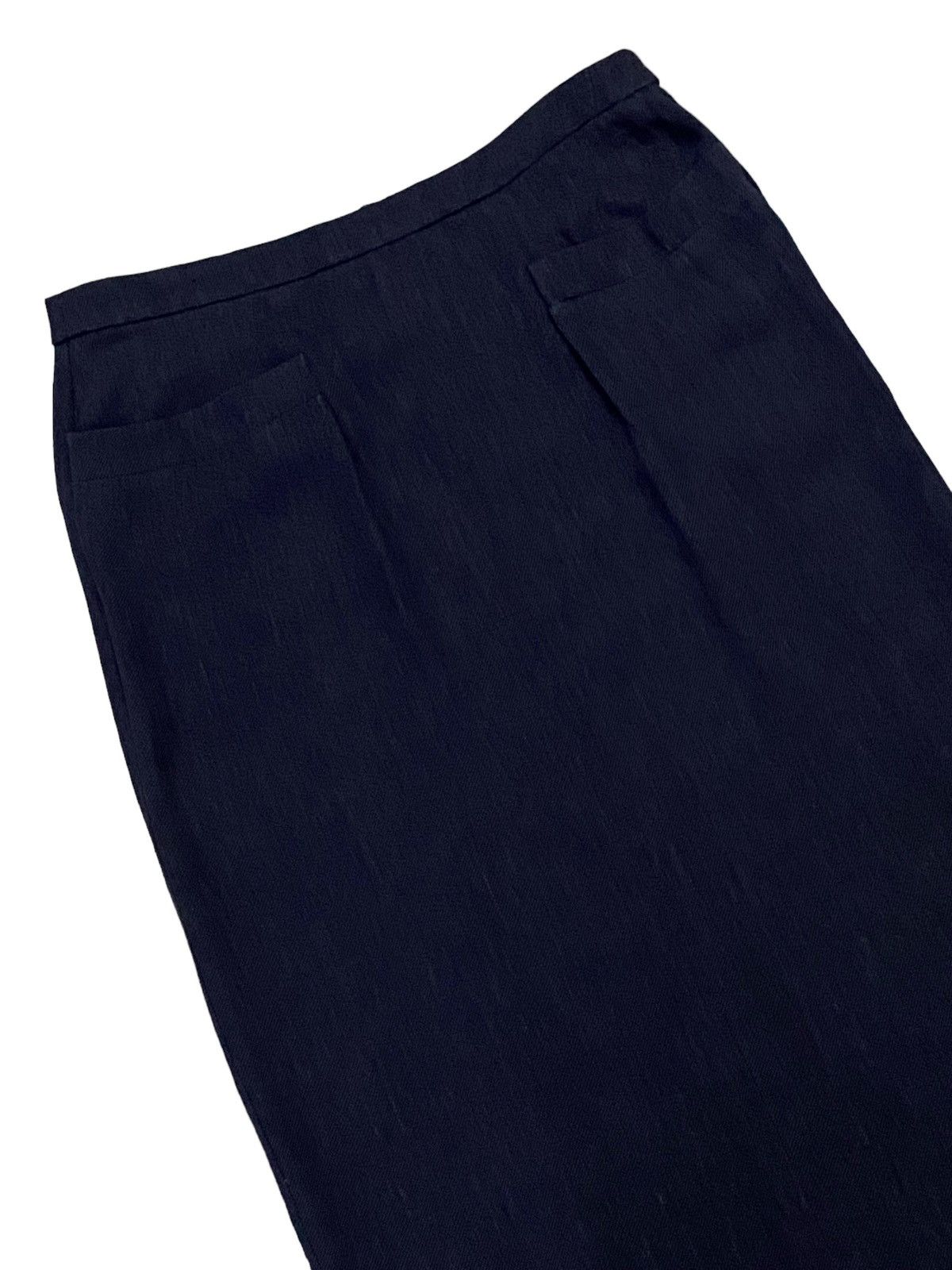 Hermes Vintage Hermes Double Pocket Midi Skirt Size 27" / US 4 / IT 40 - 18 Thumbnail