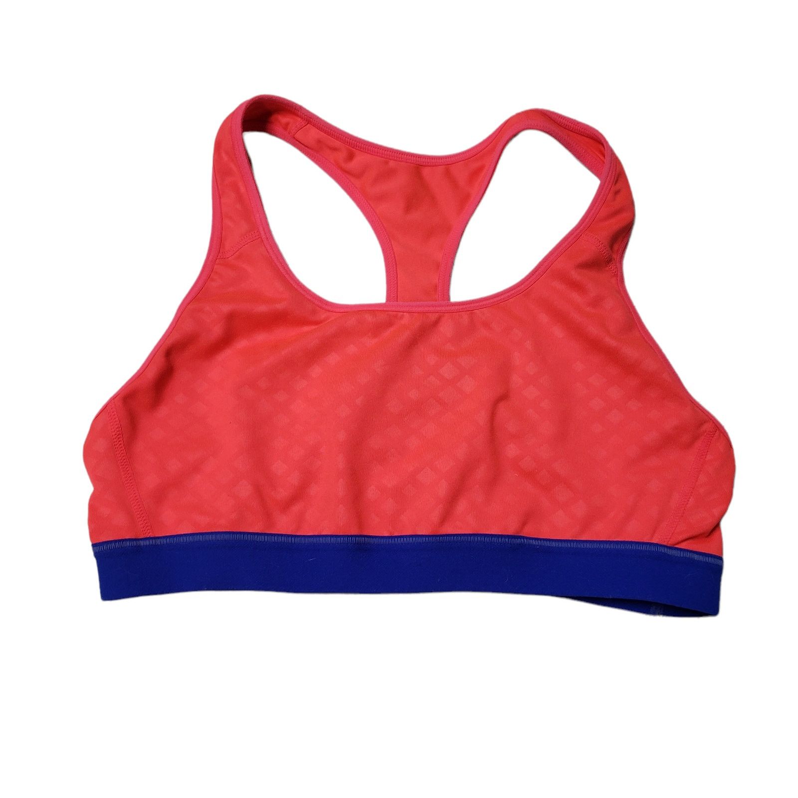 Champion Champion Bra Womens Small Power Core Orange Blue Sports Bra Size ONE SIZE - 1 Thumbnail
