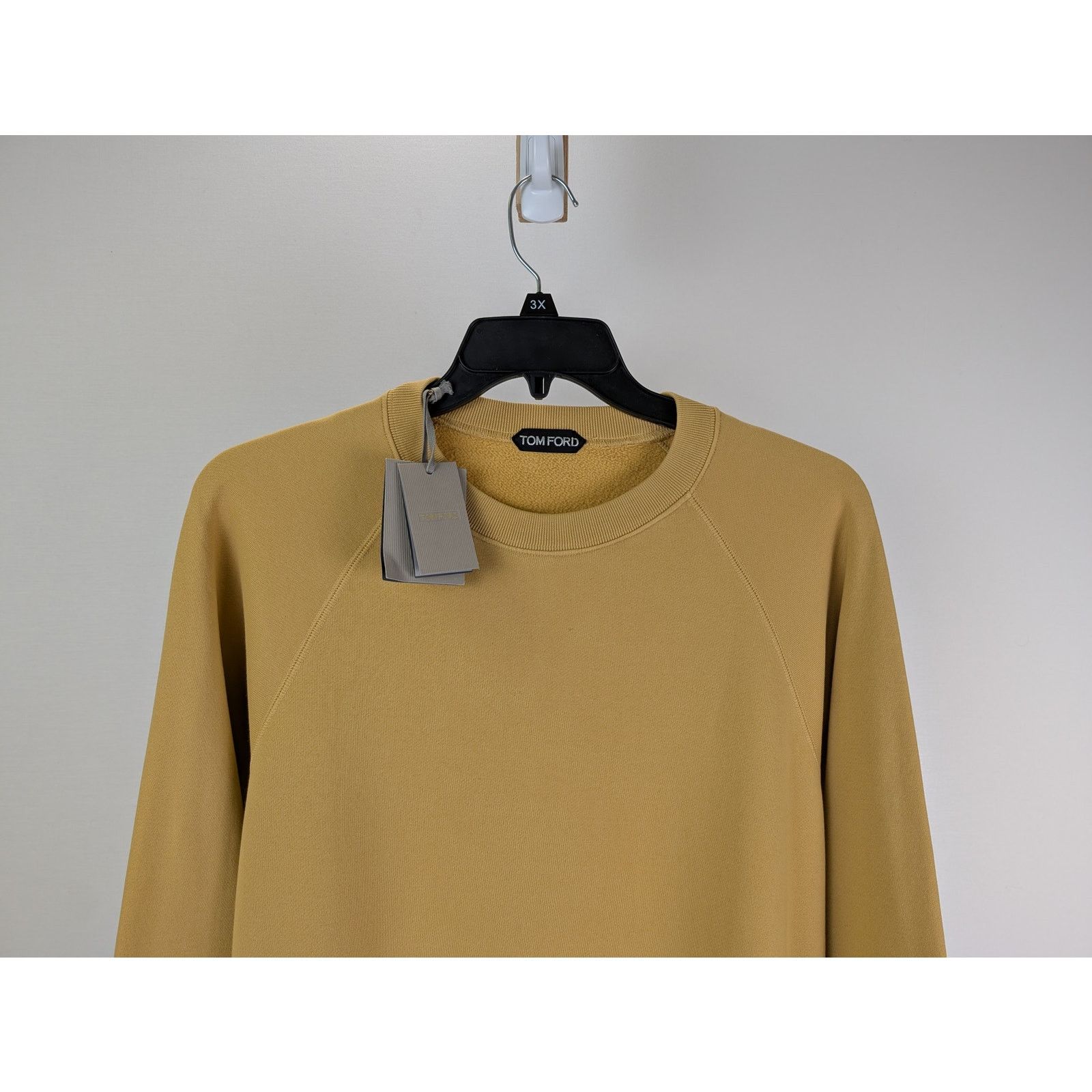 Tom Ford o1rshd1 Crewneck Sweater in Mustard Yellow Size US XL / EU 56 / 4 - 2 Thumbnail