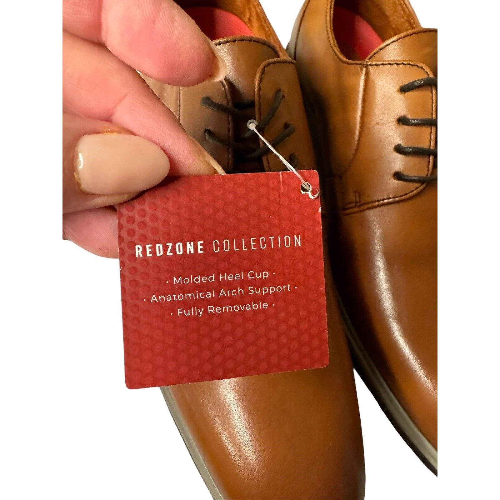 Stacy Adams Stacy Adams NEW Tayson Lace-Up Oxford Size 9M Sienna Smooth Size US 9 / EU 42 - 4 Thumbnail
