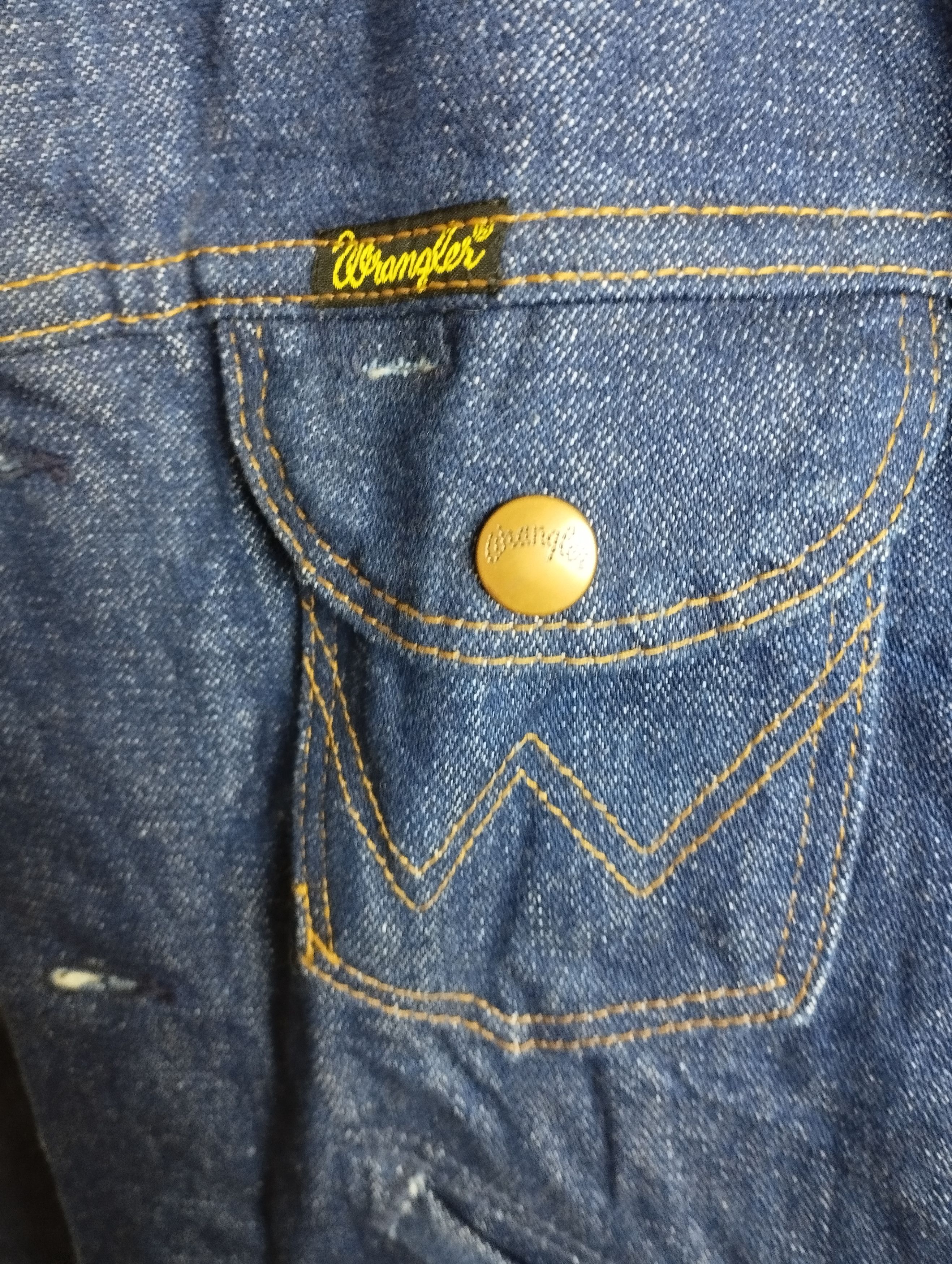 Vintage × Wrangler Vintage 60's Wrangler No-Fault Denims jacket Size US XS / EU 42 / 0 - 4 Thumbnail