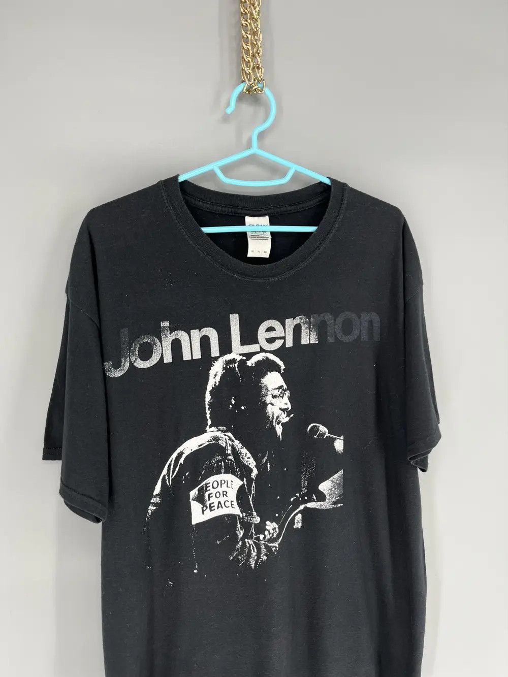 Band Tees RARE! Vintage 90s John Lennon Single Stitch The Beatles Size US XL / EU 56 / 4 - 4 Thumbnail