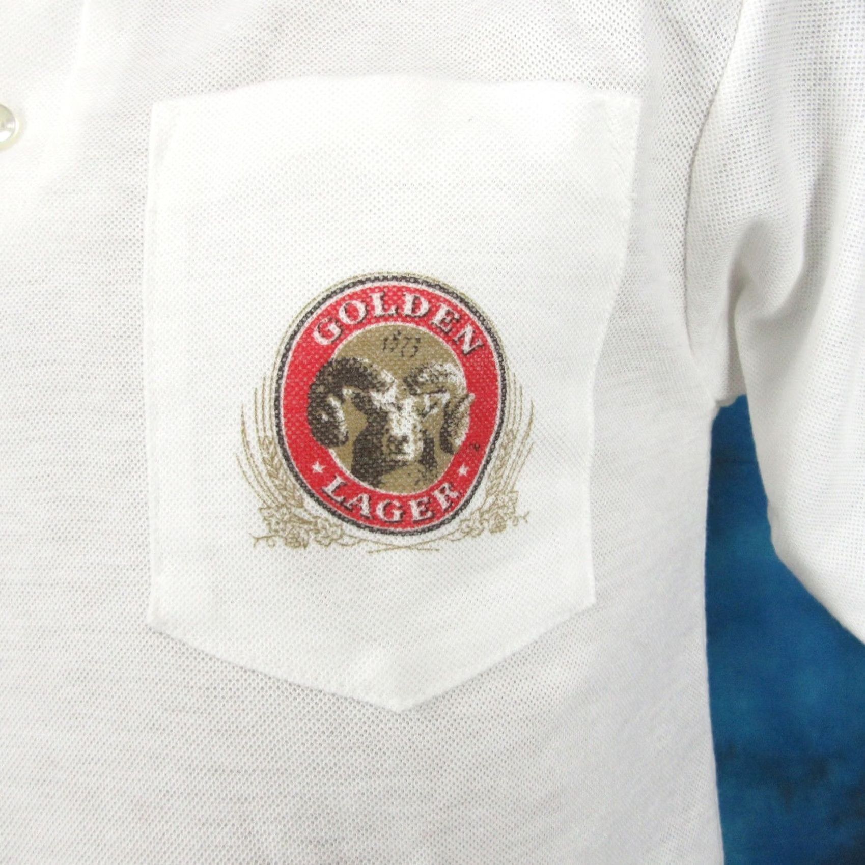 Vintage VINTAGE Coors POCKET T-Shirt XS Mens White 80s Beer Slim 50% Cotton/50% Polyester Size US XS / EU 42 / 0 - 2 Thumbnail