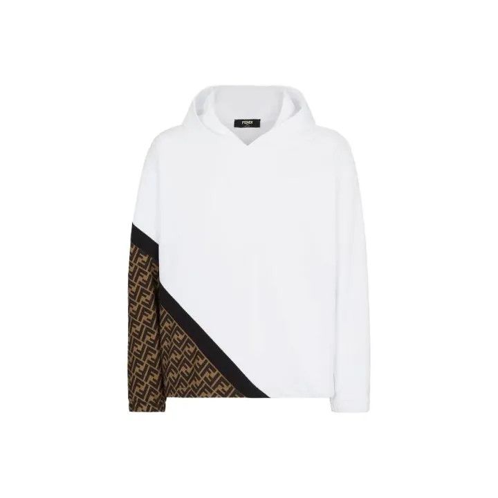 Fendi Fendi SS23 Logo Color Block Hoodie 0079 Size US S / EU 44-46 / 1 - 1 Thumbnail