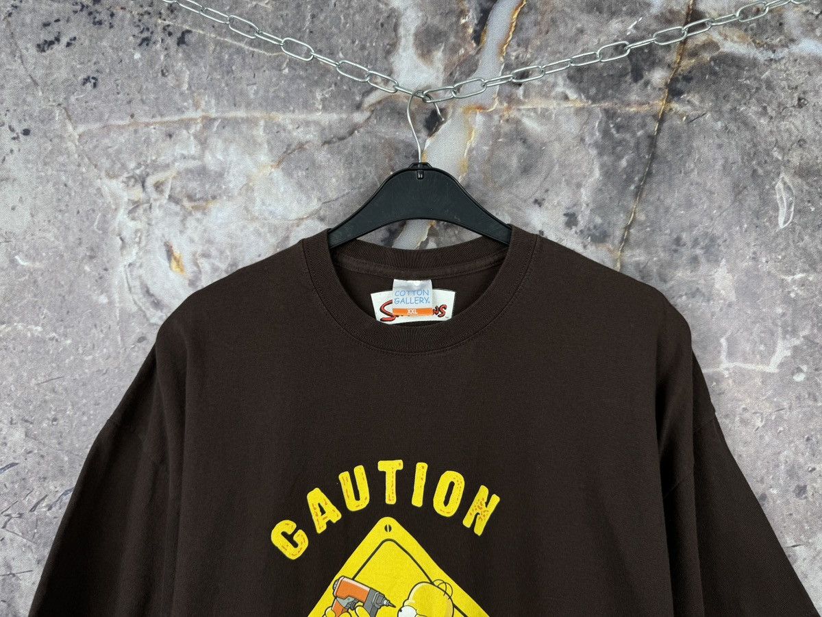 Liquid Blue × The Simpsons × Vintage Men’s The Simpsons T-Shirt Caution Man At Work Size XXL Size US XXL / EU 58 / 5 - 2 Thumbnail