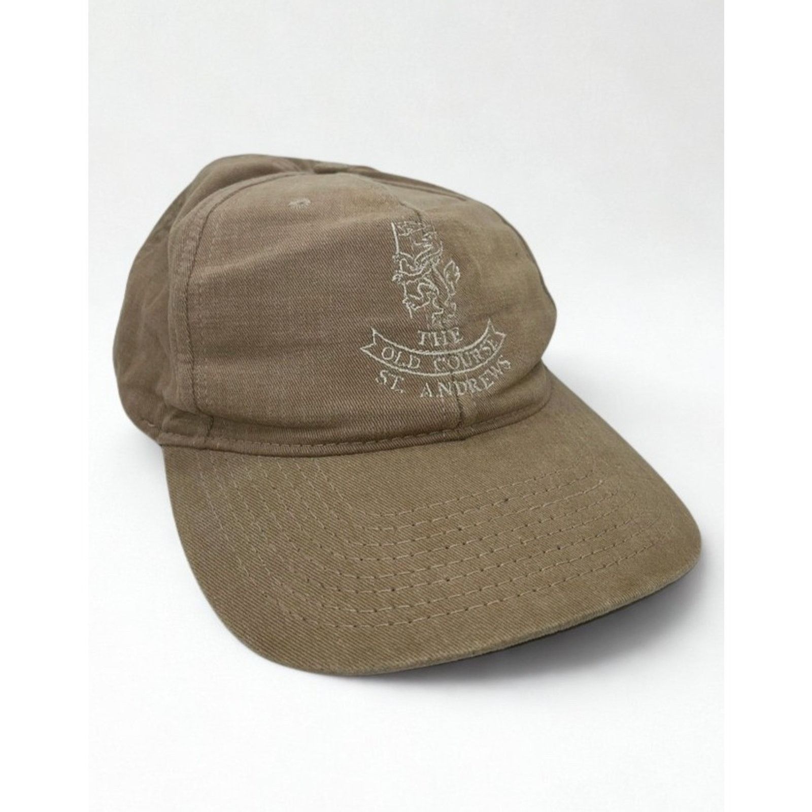 Ashworth St Andrews Old Course Golf Hat Ashworth USA Tan Strapback Size ONE SIZE - 2 Thumbnail