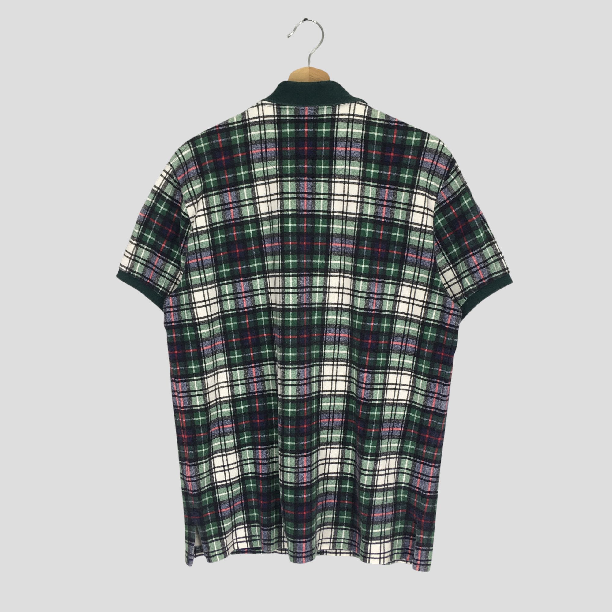 Polo Ralph Lauren Vintage Polo Ralph Lauren Big Pony Checkered Rugby Polo Tee Size US L / EU 52-54 / 3 - 2 Thumbnail