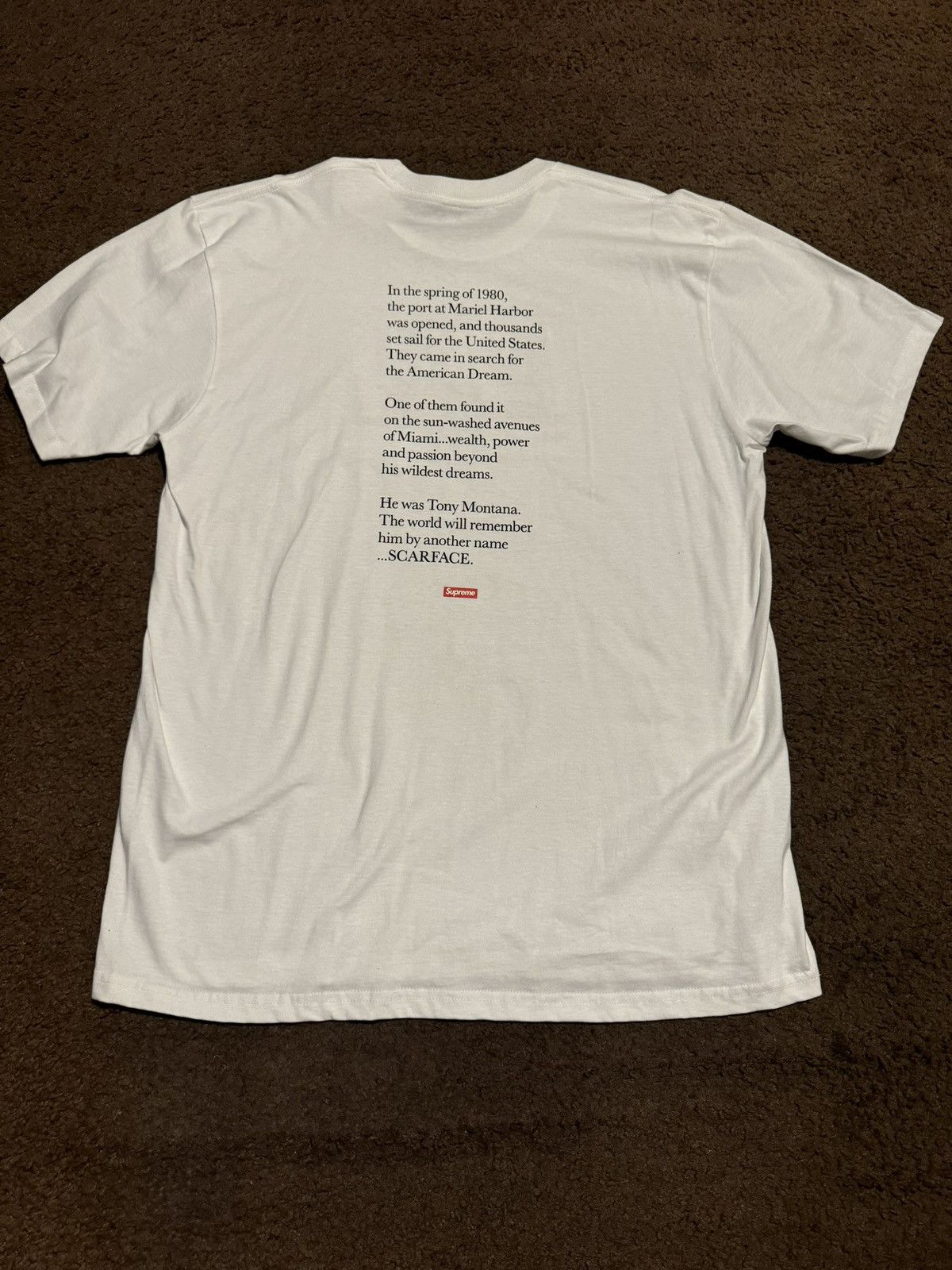 Supreme Supreme Scarface Friend Tee Size US XL / EU 56 / 4 - 5 Thumbnail