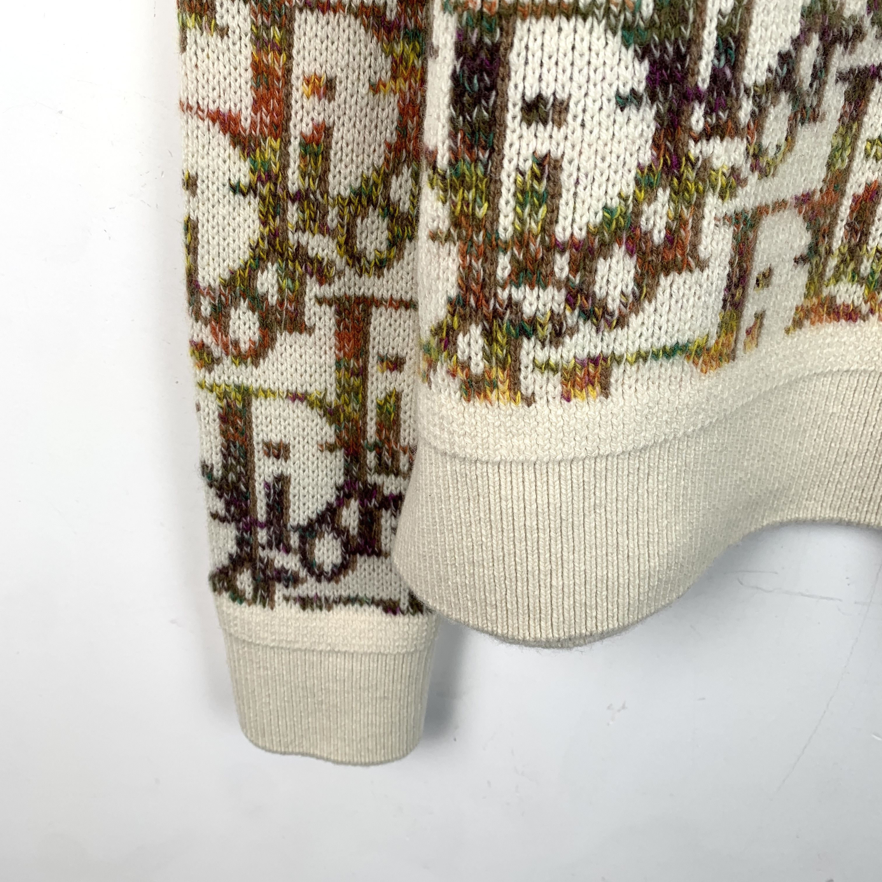 Dior Dior Colorblock Wool Crewneck Knit Sweater (Size M) Size M / US 6-8 / IT 42-44 - 5 Thumbnail