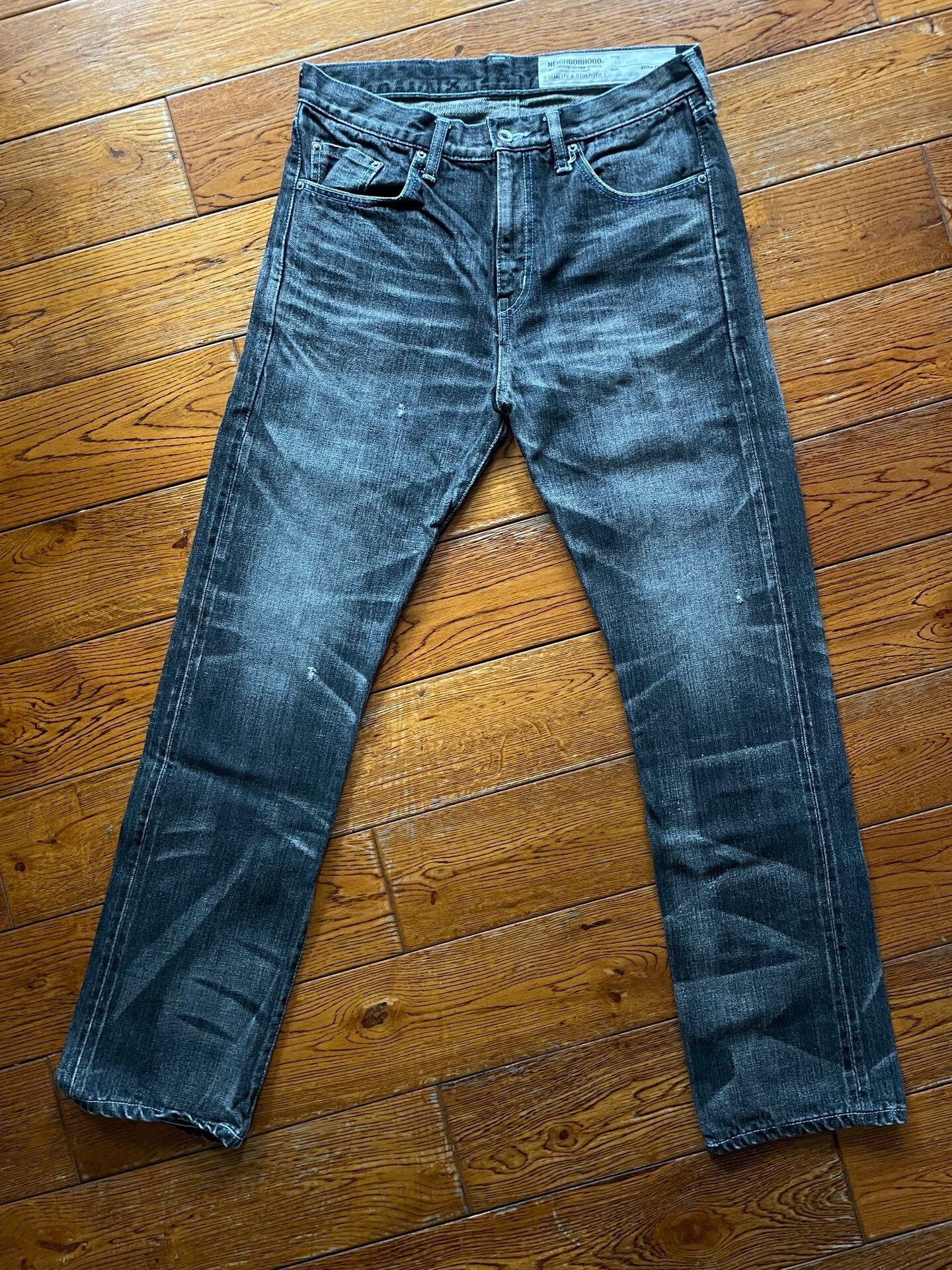 Neighborhood NEIGHBORHOOD Washed Denim DP Mid Size US 30 / EU 46 - 1 Thumbnail