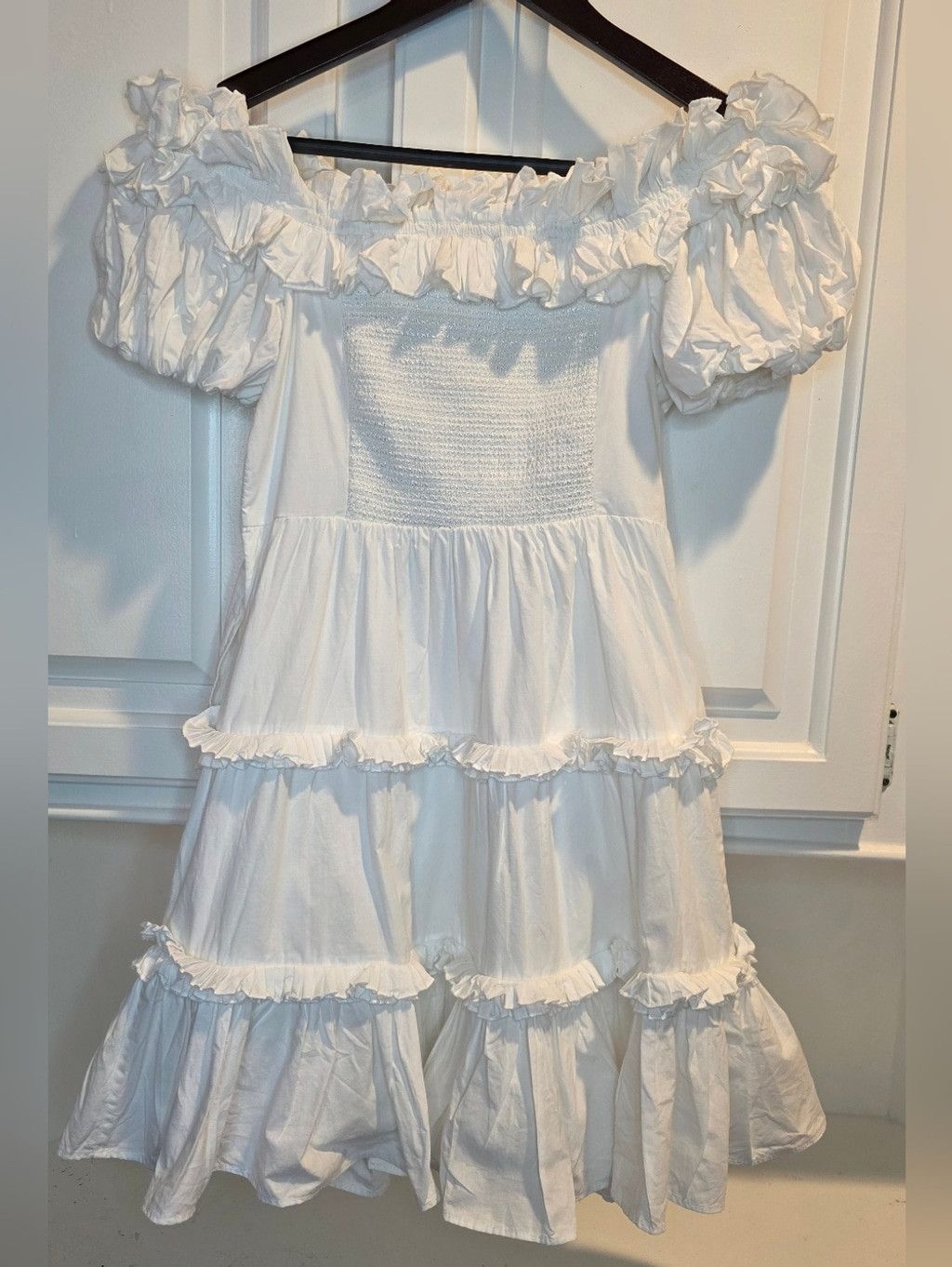 Anthropologie Sold Out Anthropologie Love The Label White Cottagecore Puff Size S / US 4 / IT 40 - 2 Thumbnail