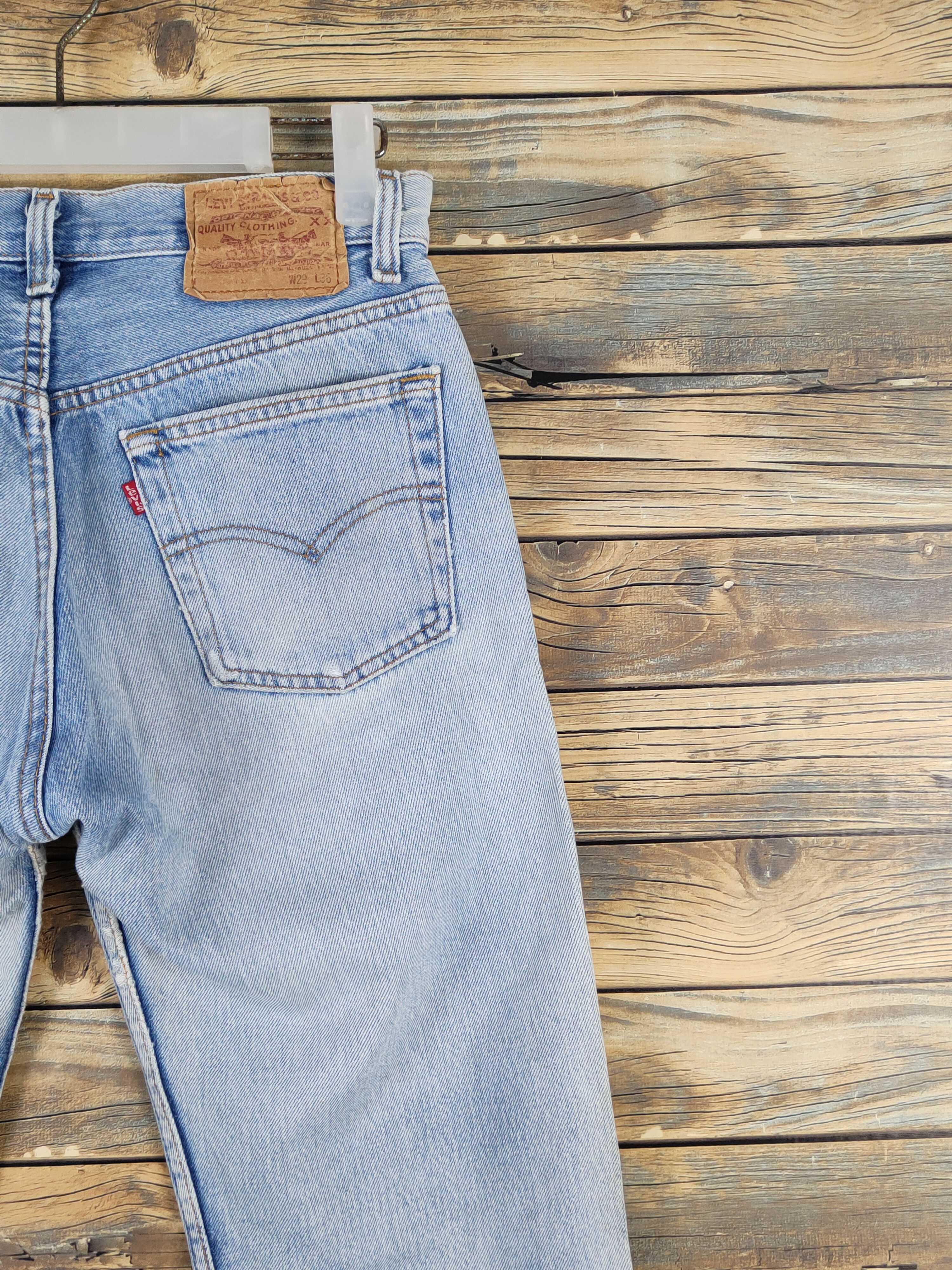 Levi's Levi's vintage faded Distressed Ripped denim Jeans #W1304 Size US 29 - 10 Thumbnail