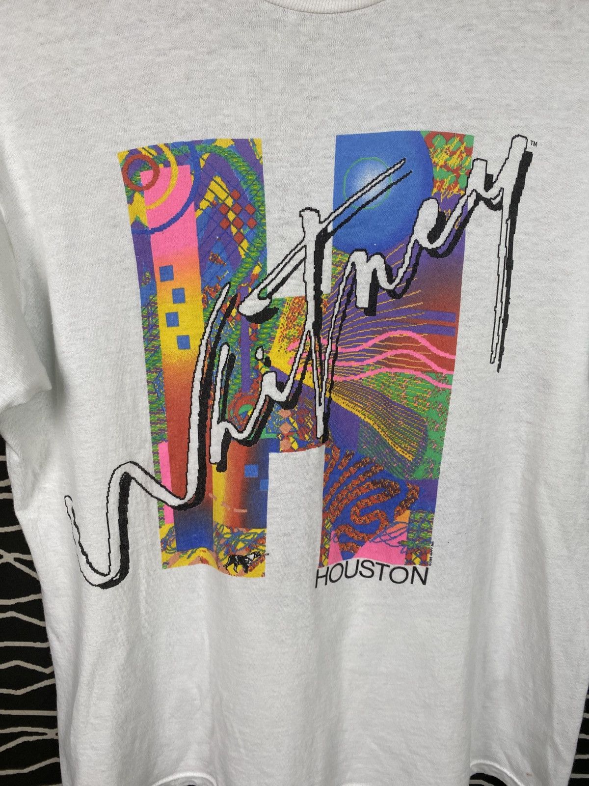Band Tees Vintage 1989 Whitney Houston Feels So Right Japan Tour Tee Size US M / EU 48-50 / 2 - 11 Thumbnail