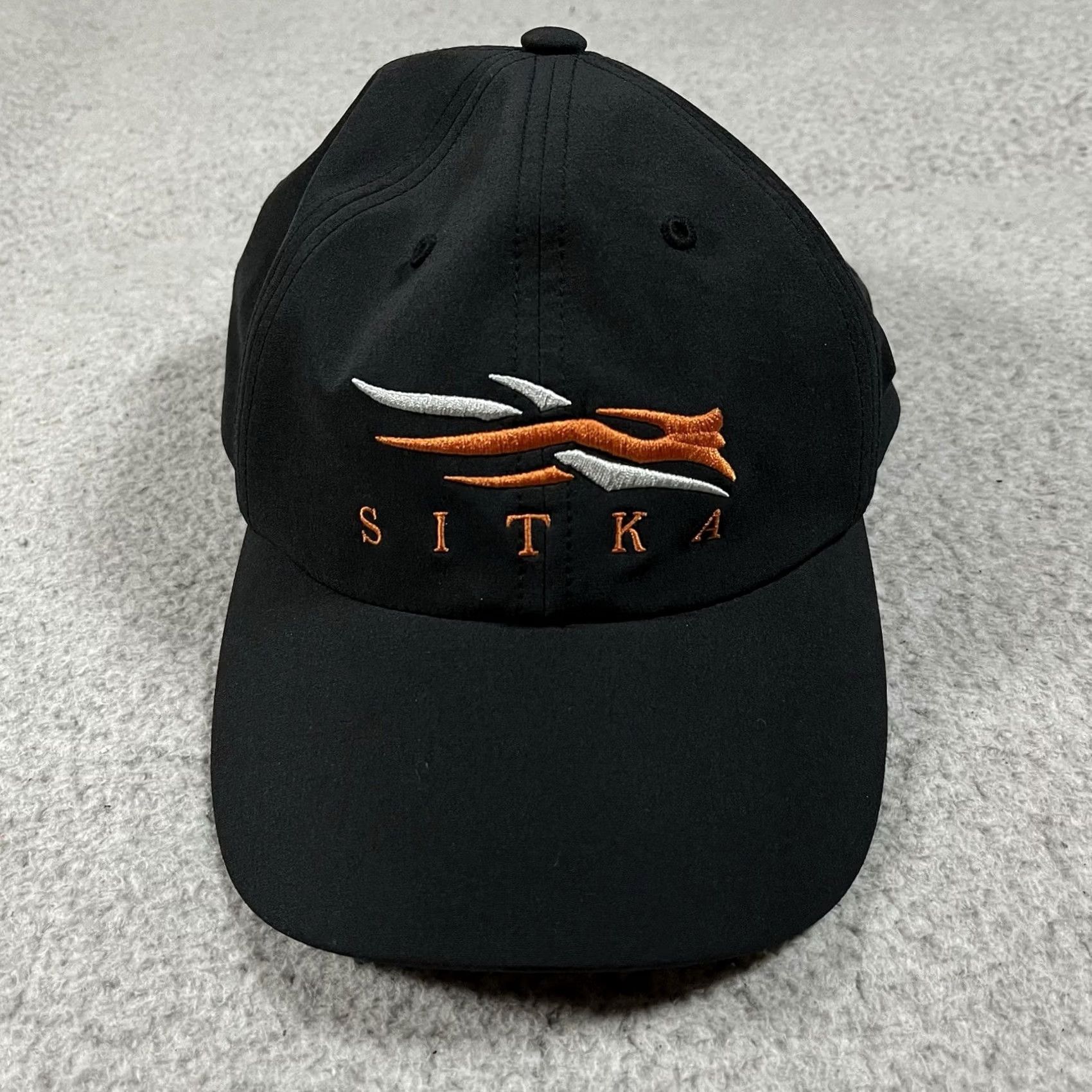 SITKA Sitka Gear Hat Black Adjustable Strapback Baseball Cap Men Hunting Outdoor Cap Size ONE SIZE - 2 Thumbnail