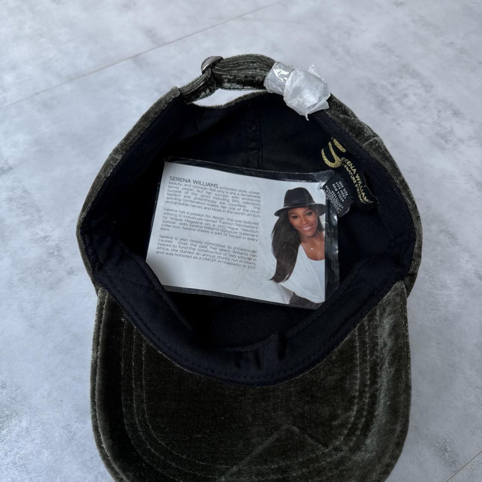 Other Y2K Serena Williams 00s Green velvet hat SnapBack NWT Size ONE SIZE - 7 Thumbnail