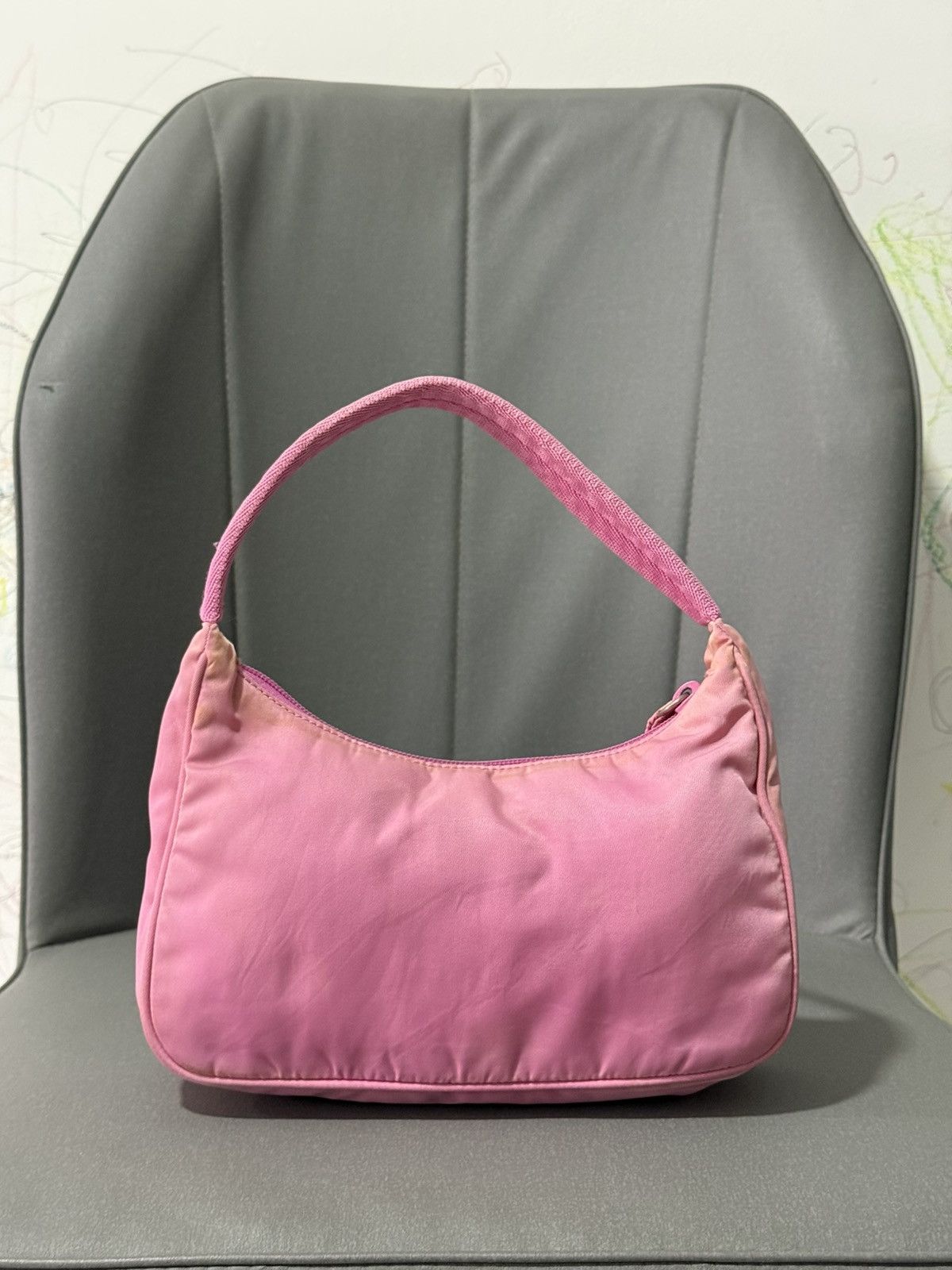 Prada Vintage Prada Small Pink Shoulder Hobo Style Bag Size ONE SIZE - 2 Thumbnail