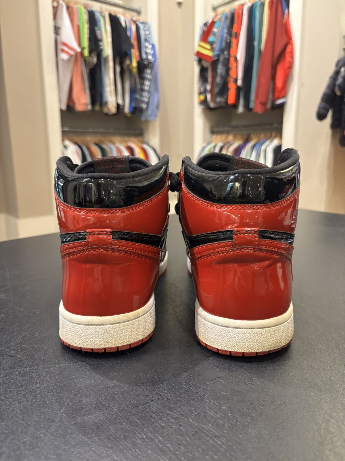 Jordan Brand Jordan 1 Retro High Patent Bred Size US 8.5 / EU 41-42 - 5 Thumbnail