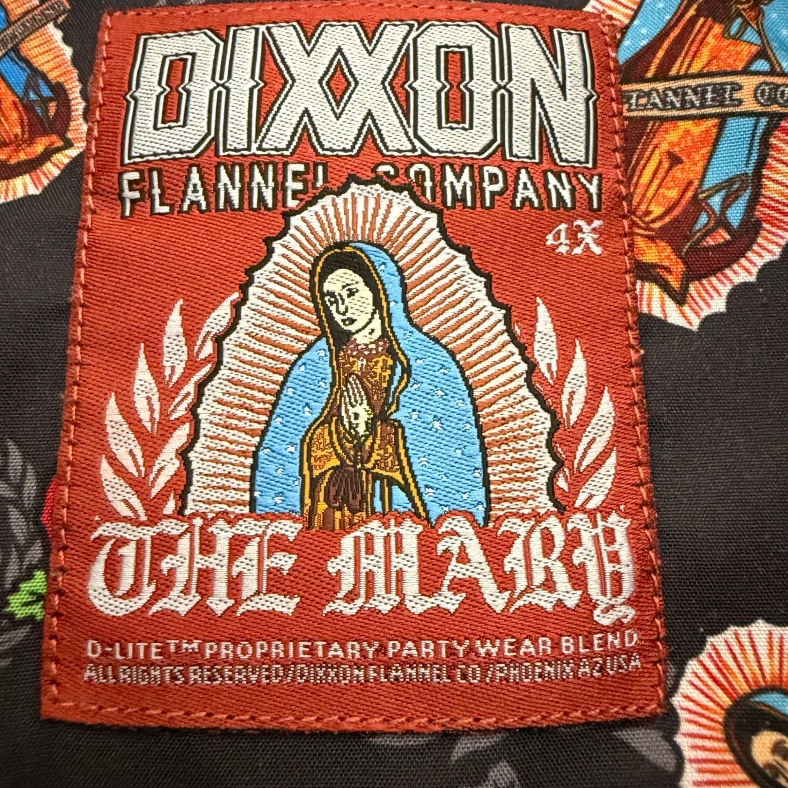 Other DIXXON Flannel Co The Mary Shirt Mens 4XL Short Sleeve Moto Size US XXL / EU 58 / 5 - 2 Thumbnail