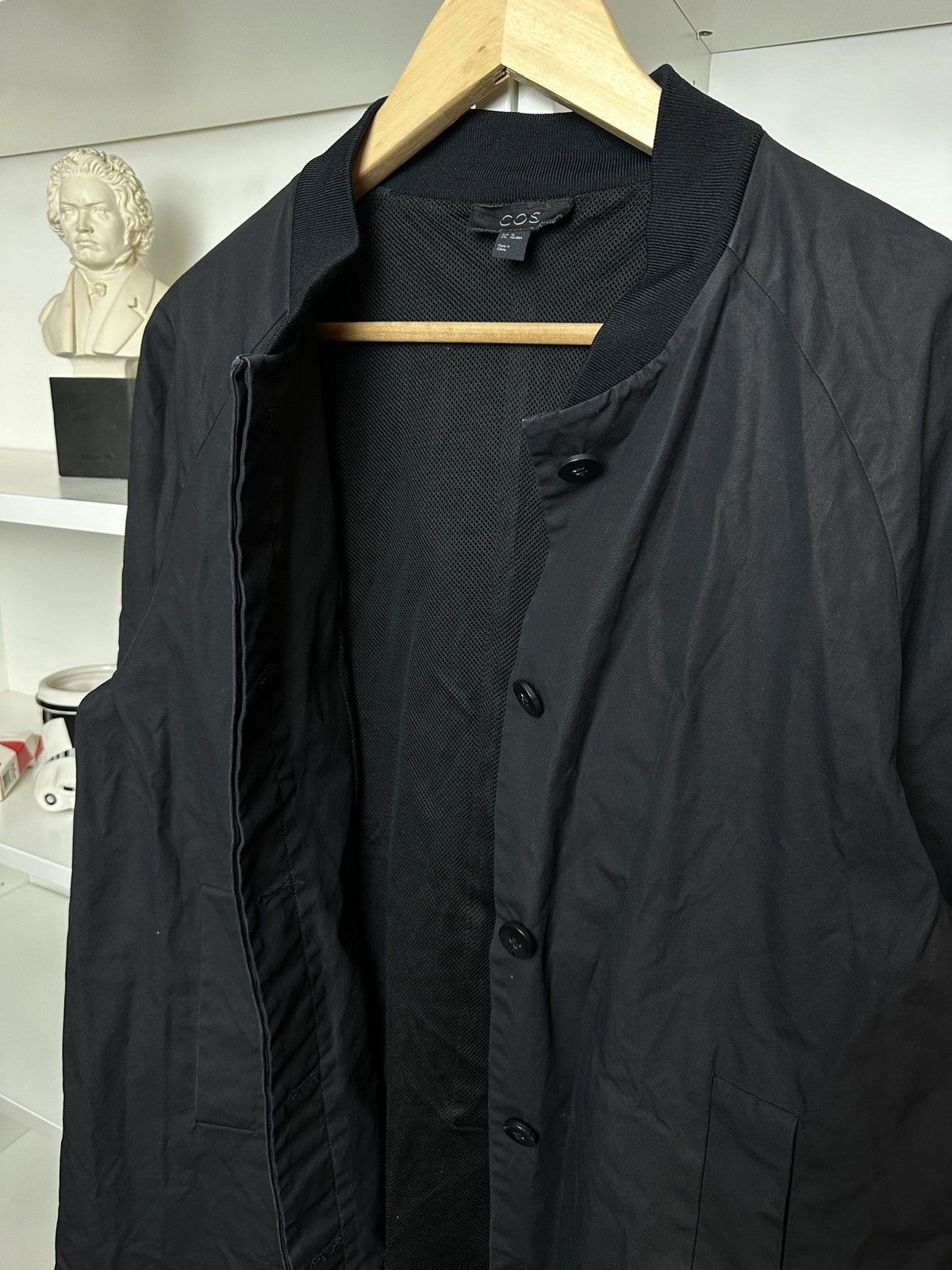 Cos Cos long navy boxy trench coat Size M / US 6-8 / IT 42-44 - 7 Thumbnail