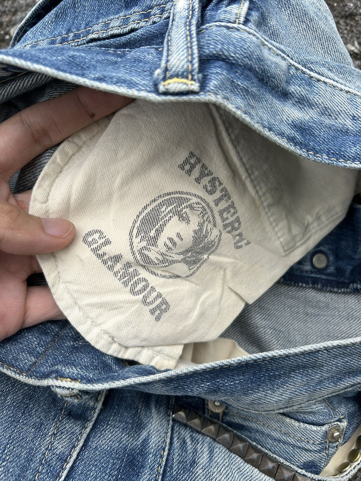 Hysteric Glamour × Japanese Brand Vintage Hysteric Glamour Selvedge disteressed denim🔥 Size US 29 - 13 Thumbnail