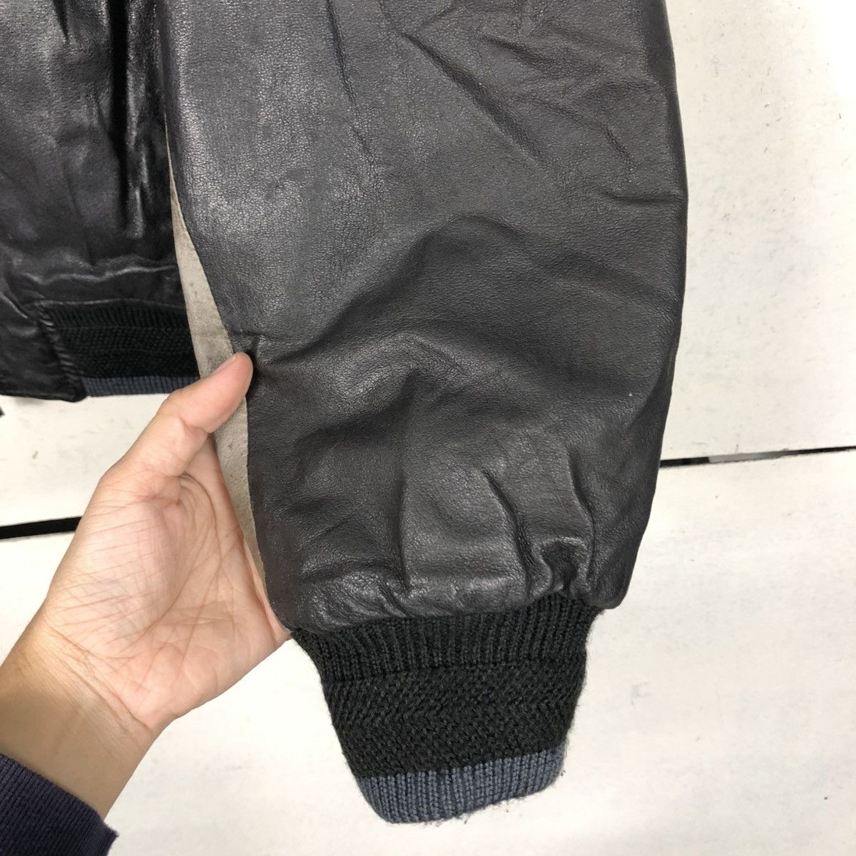 Japanese Brand VINTAGE BIKER LEATHER JACKET BALL INTERNATIONAL ISSEYMIYAKE Size US M / EU 48-50 / 2 - 17 Thumbnail