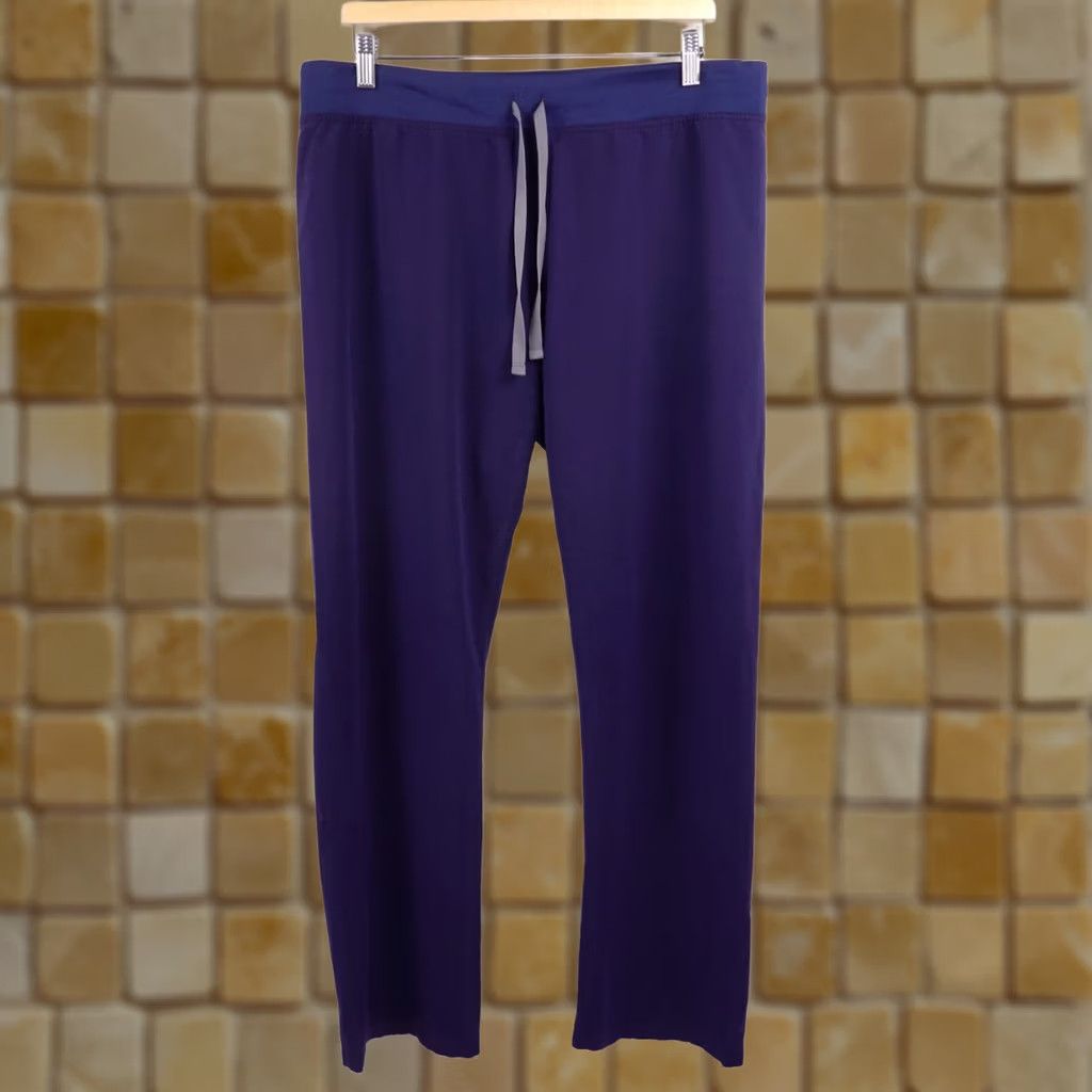 Vintage FIGS Technical Collection Mens Large Scrub Pants Navy Blue Scrub Pants Medical Polyester Size US 33 - 1 Thumbnail