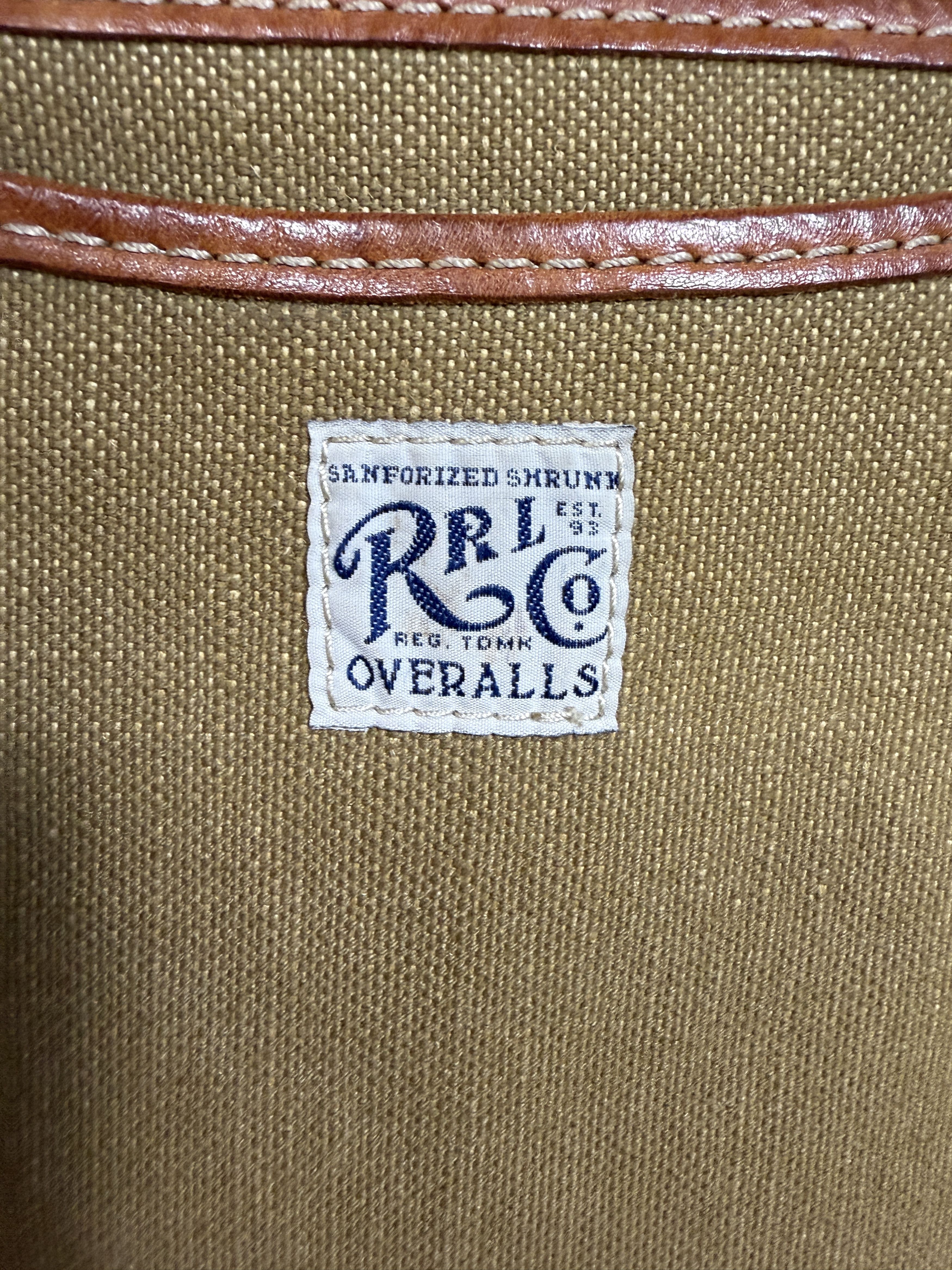 RRL Ralph Lauren RRL Ralph Lauren Canvas Leather Messenger Bag double rl Size ONE SIZE - 4 Thumbnail