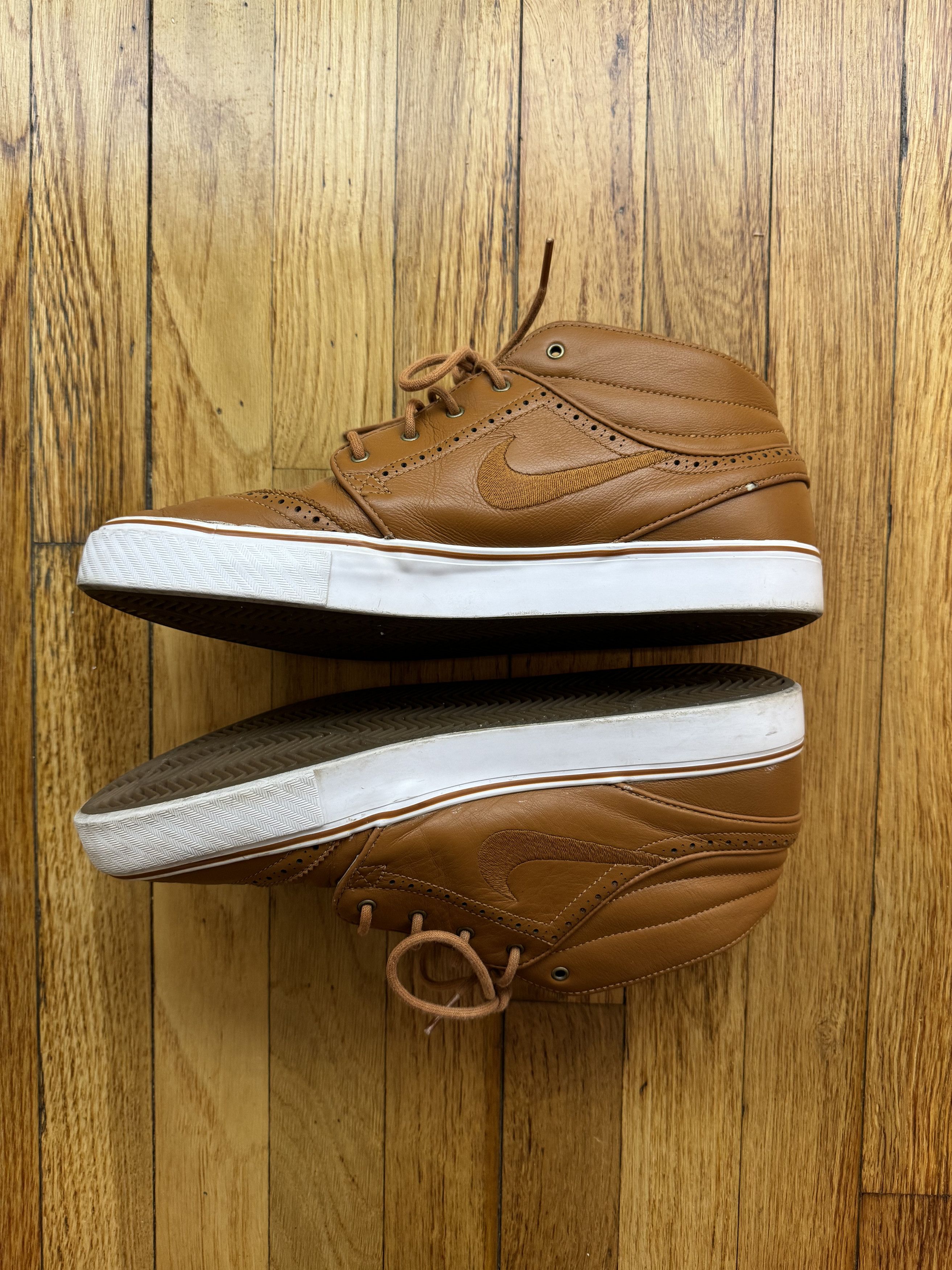 Nike Nike SB Zoom Janoski Mid Premium Brogue Chestnut Size US 10.5 / EU 43-44 - 2 Thumbnail