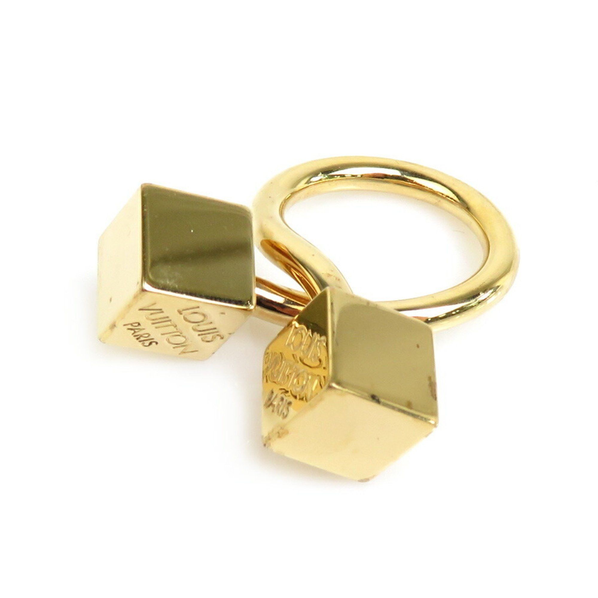 image of Louis Vuitton Scarf Ring Metal Gold Ladies, Women's