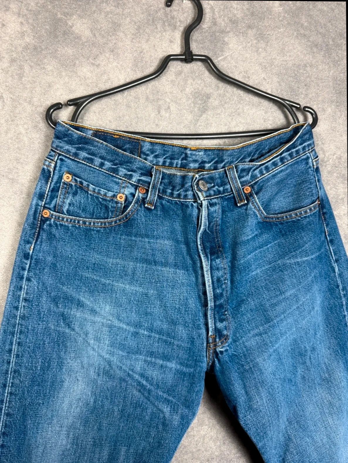 Levi's Levi's Strauss 501 jeans navy / light blue denim classic Size US 34 / EU 50 - 9 Thumbnail