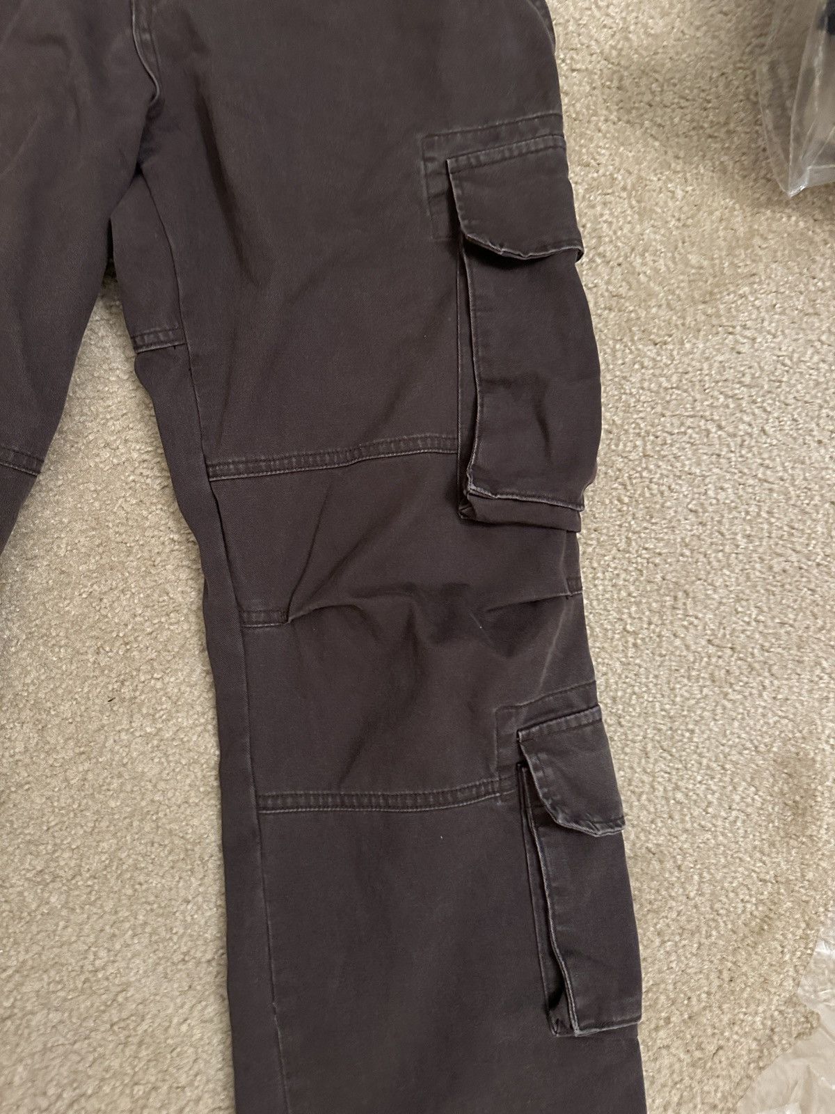 Mintcrew Wide leg utility cargo pants trousers brown size 30 Size US 30 / EU 46 - 7 Thumbnail