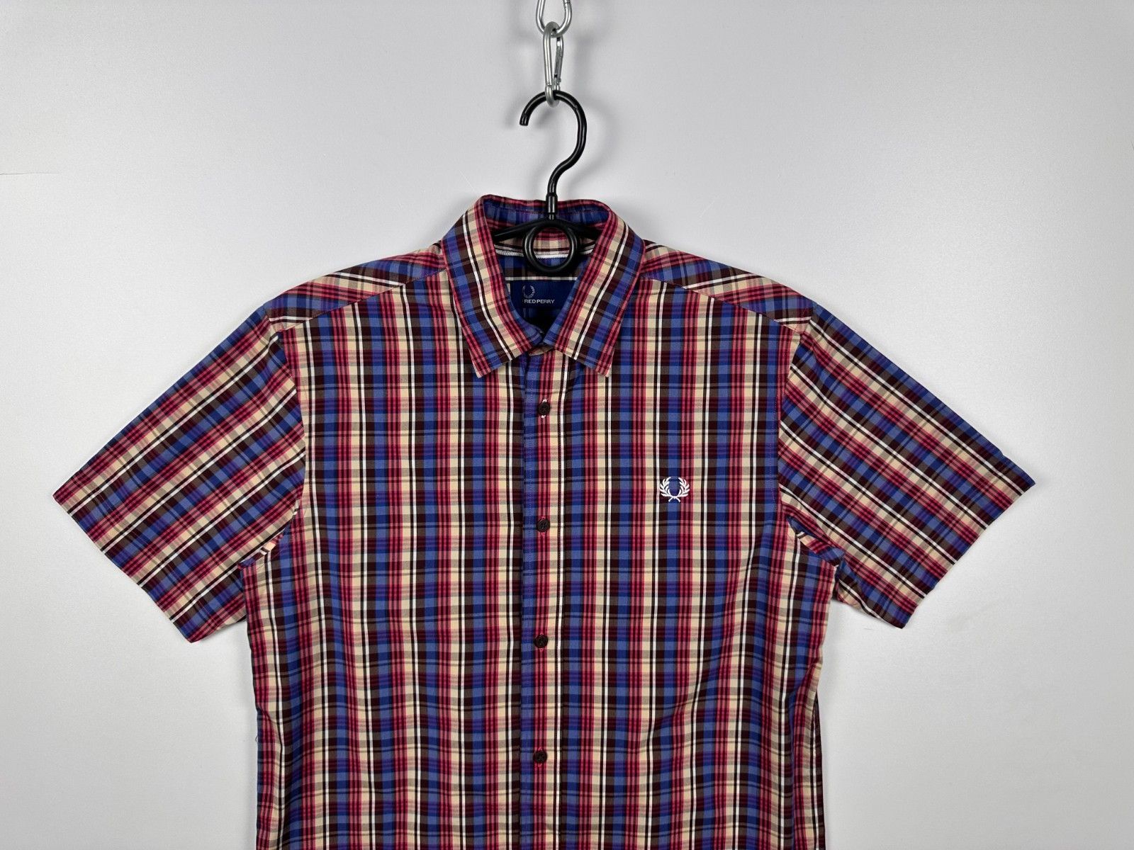 Fred Perry Fred Perry Check Shirt Button Down Short Sleeve Size S Size US S / EU 44-46 / 1 - 3 Thumbnail