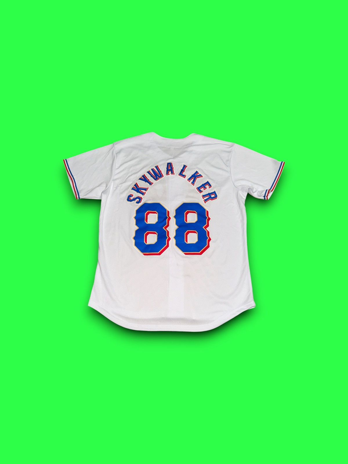 MLB Texas Rangers Luke Skywalker MLB Star Wars jersey large Size US L / EU 52-54 / 3 - 2 Thumbnail