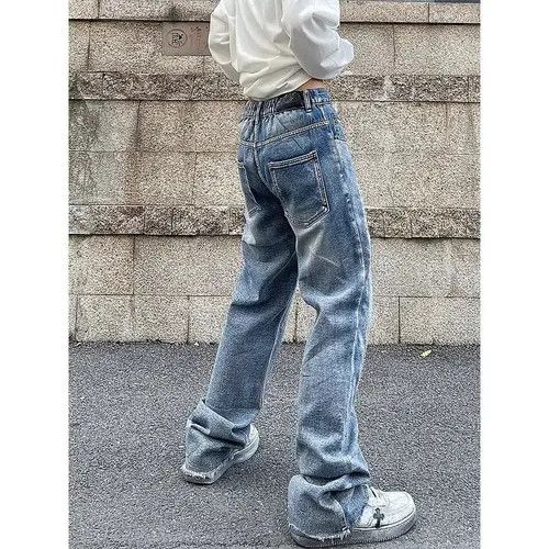 Jean Vintage Flame Embroidered Jeans Women Size 30" / US 8 / IT 44 - 2 Thumbnail