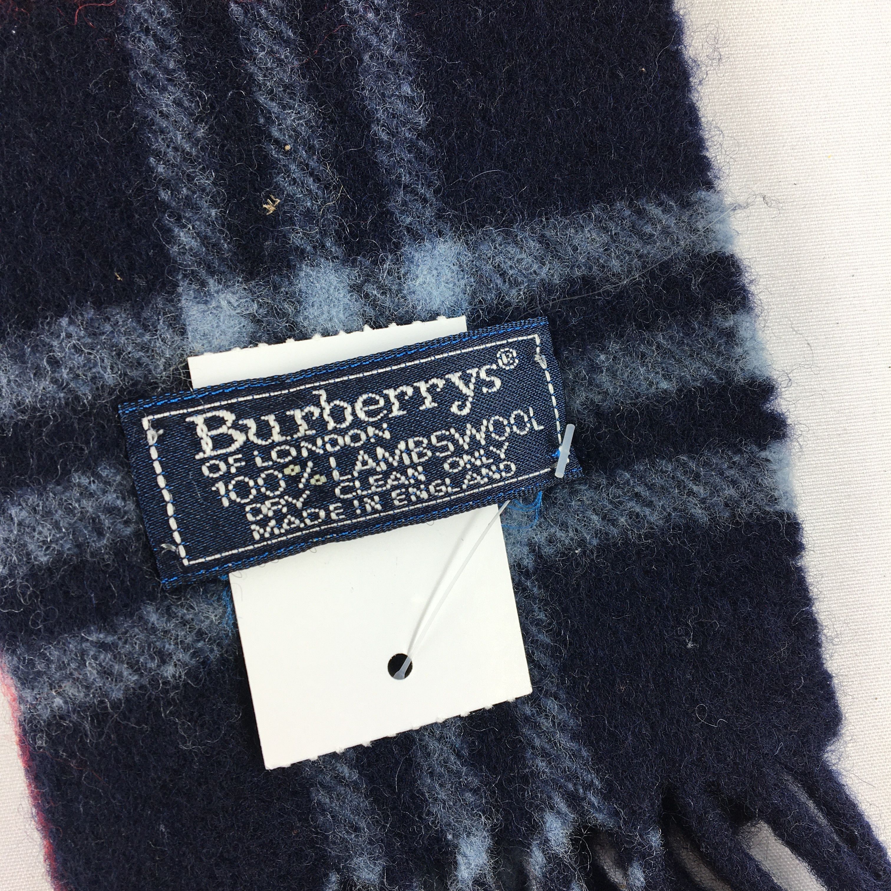 Burberry × Vintage Vintage Burberry Scarf Muffler Wool Cashmere Scarves Size ONE SIZE - 4 Thumbnail