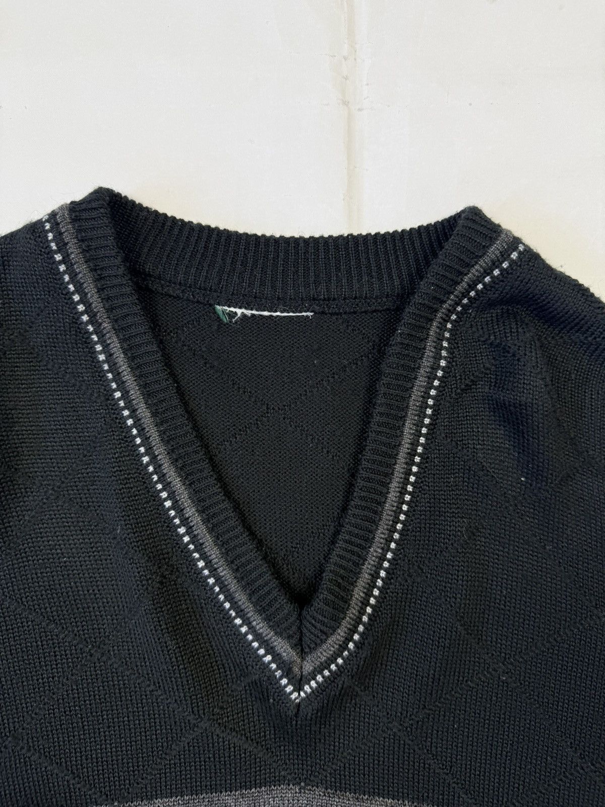 Japanese Brand × Vintage Vintage Cropped Knit Sweater Size US XL / EU 56 / 4 - 4 Thumbnail